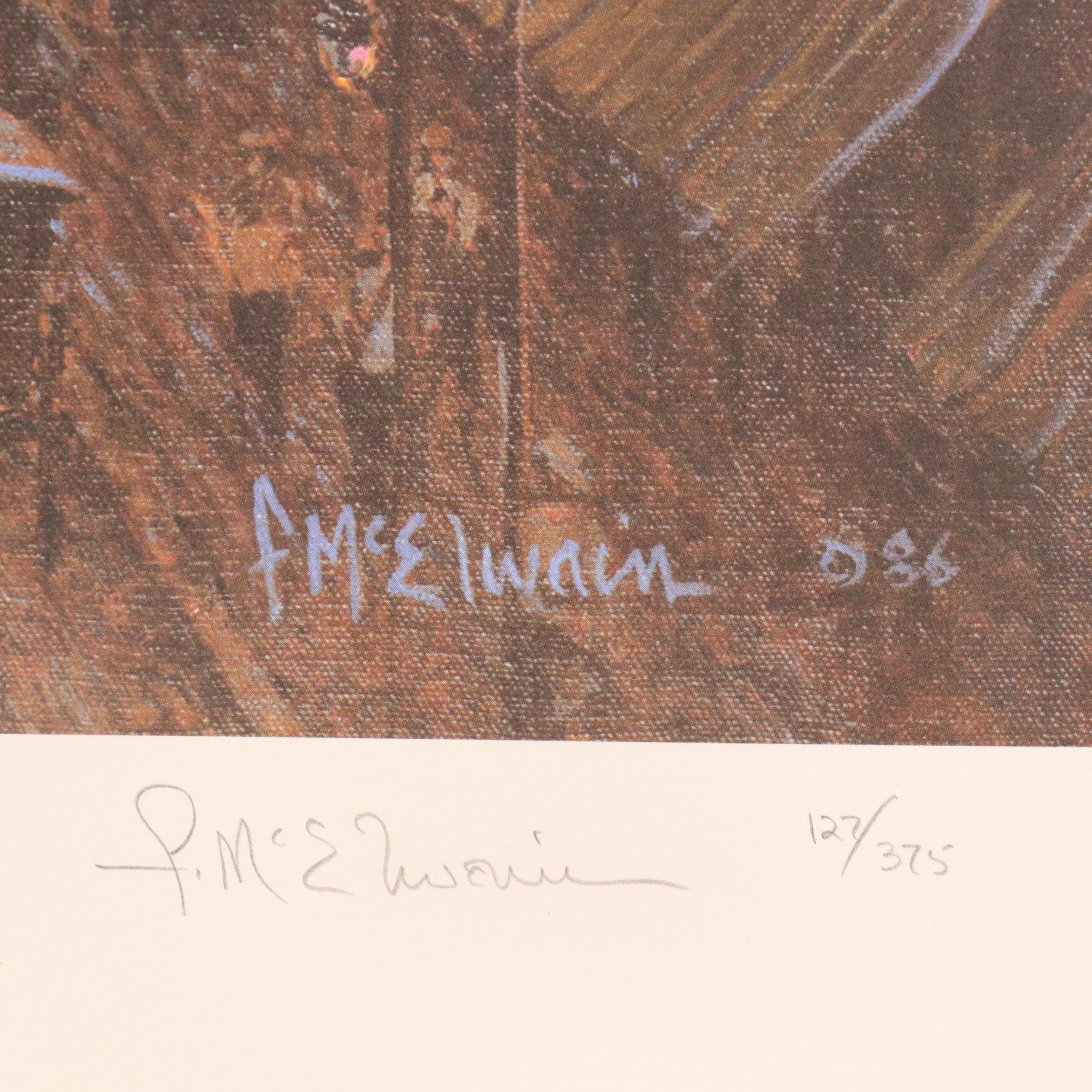 Frank McElwain Offset Lithgraph "Cincinnati Celebrates the Fourth"