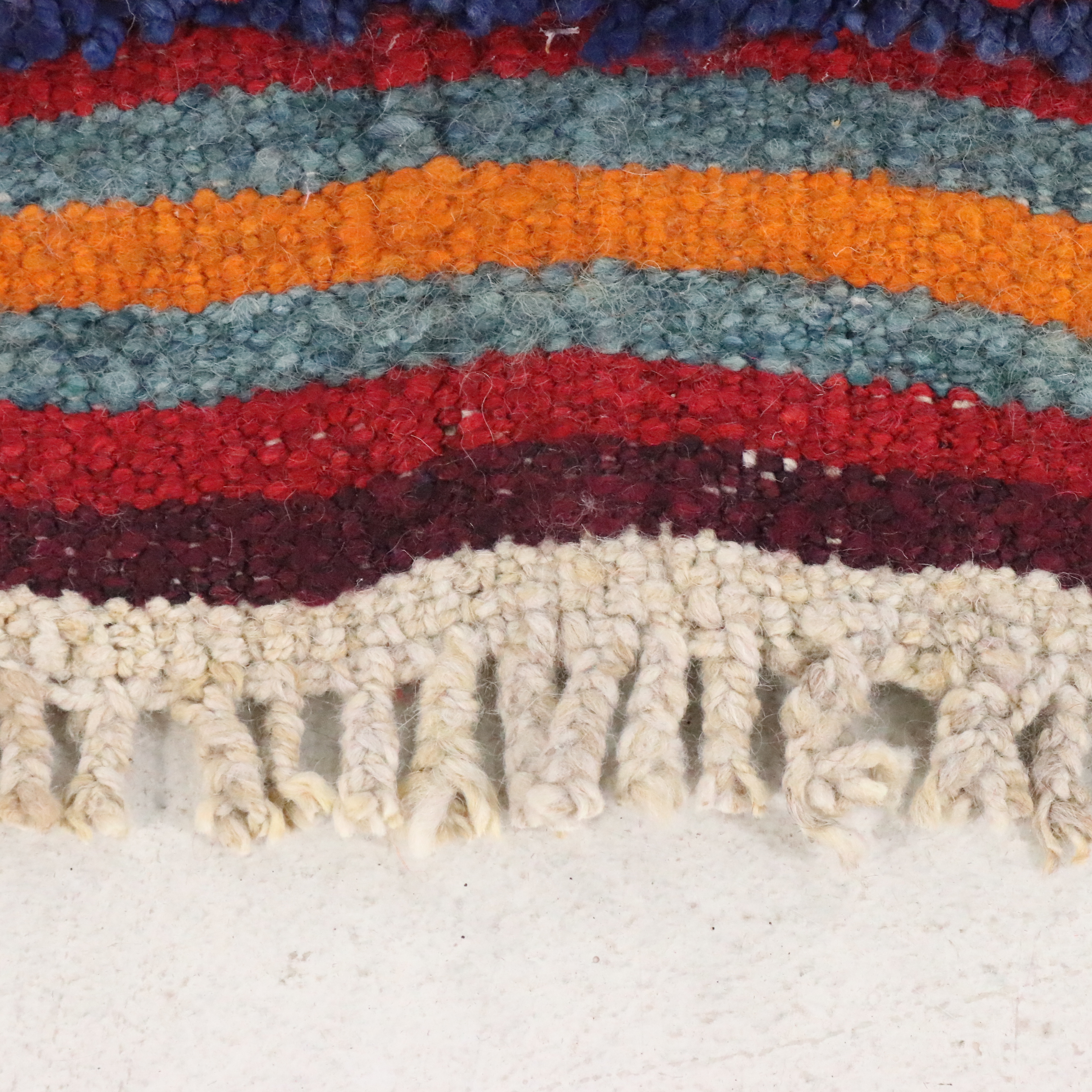 3'4 x 10' Hand-Knotted Moroccan Berber Long Rug