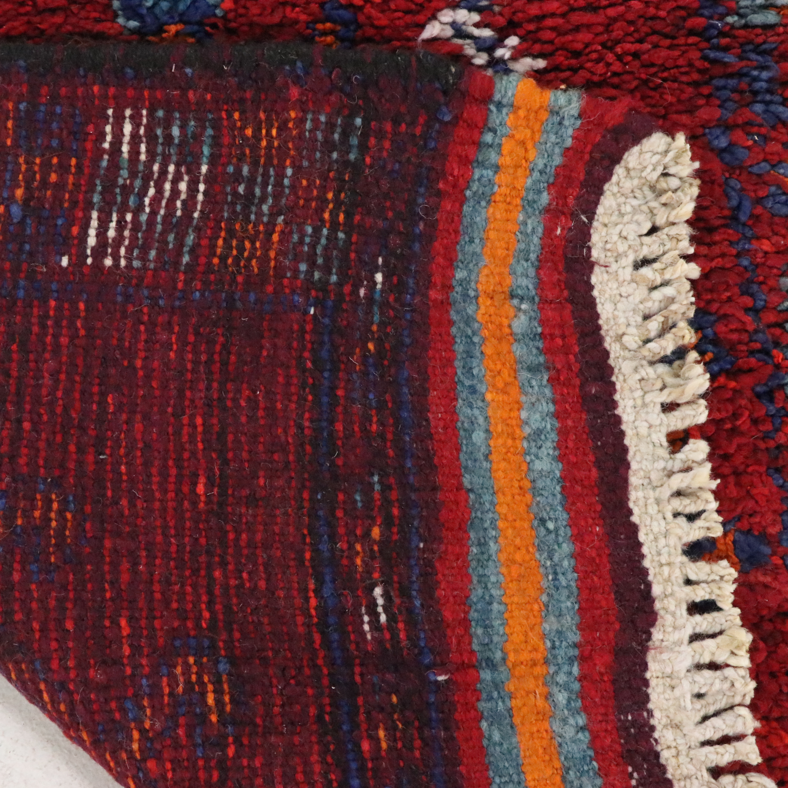 3'4 x 10' Hand-Knotted Moroccan Berber Long Rug