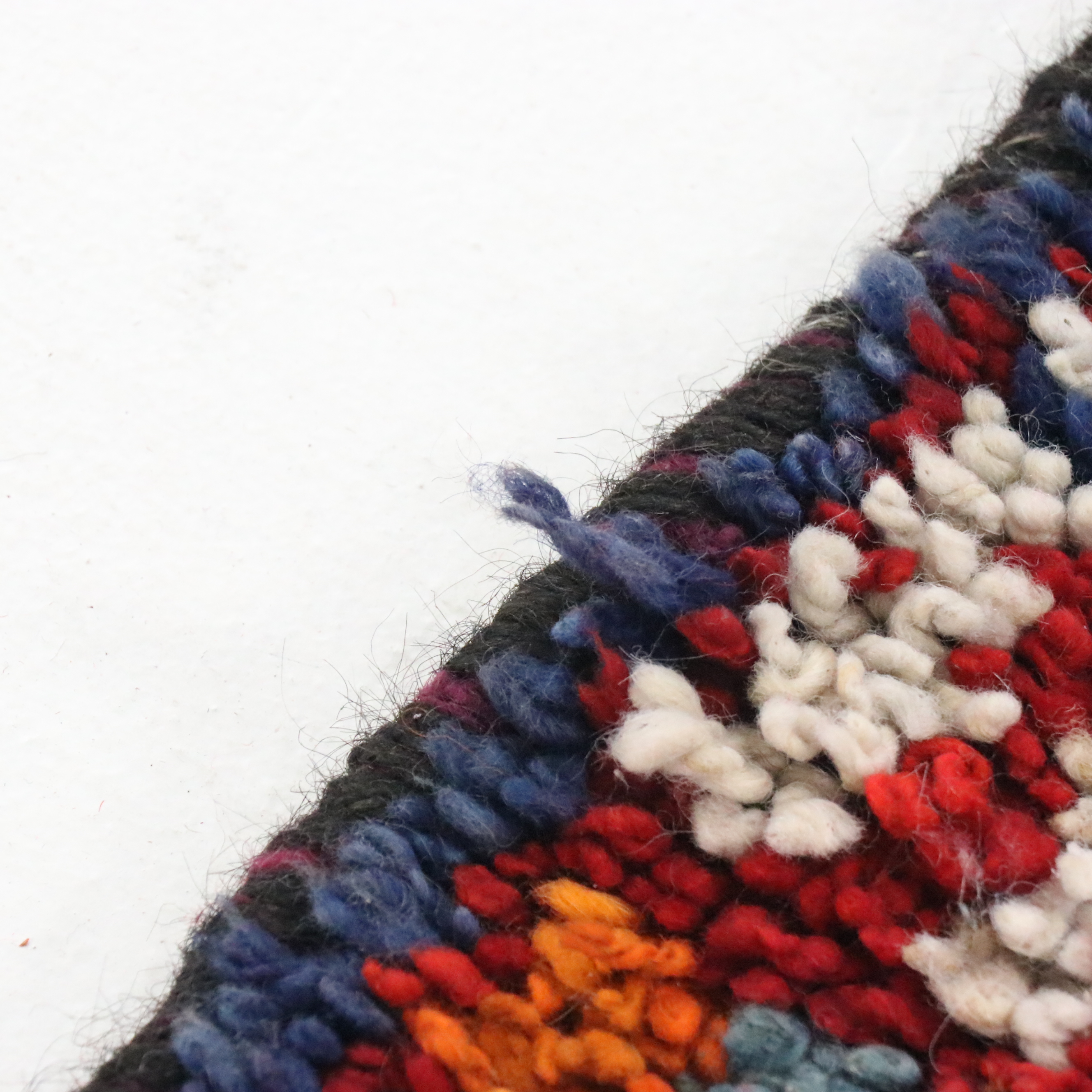 3'4 x 10' Hand-Knotted Moroccan Berber Long Rug