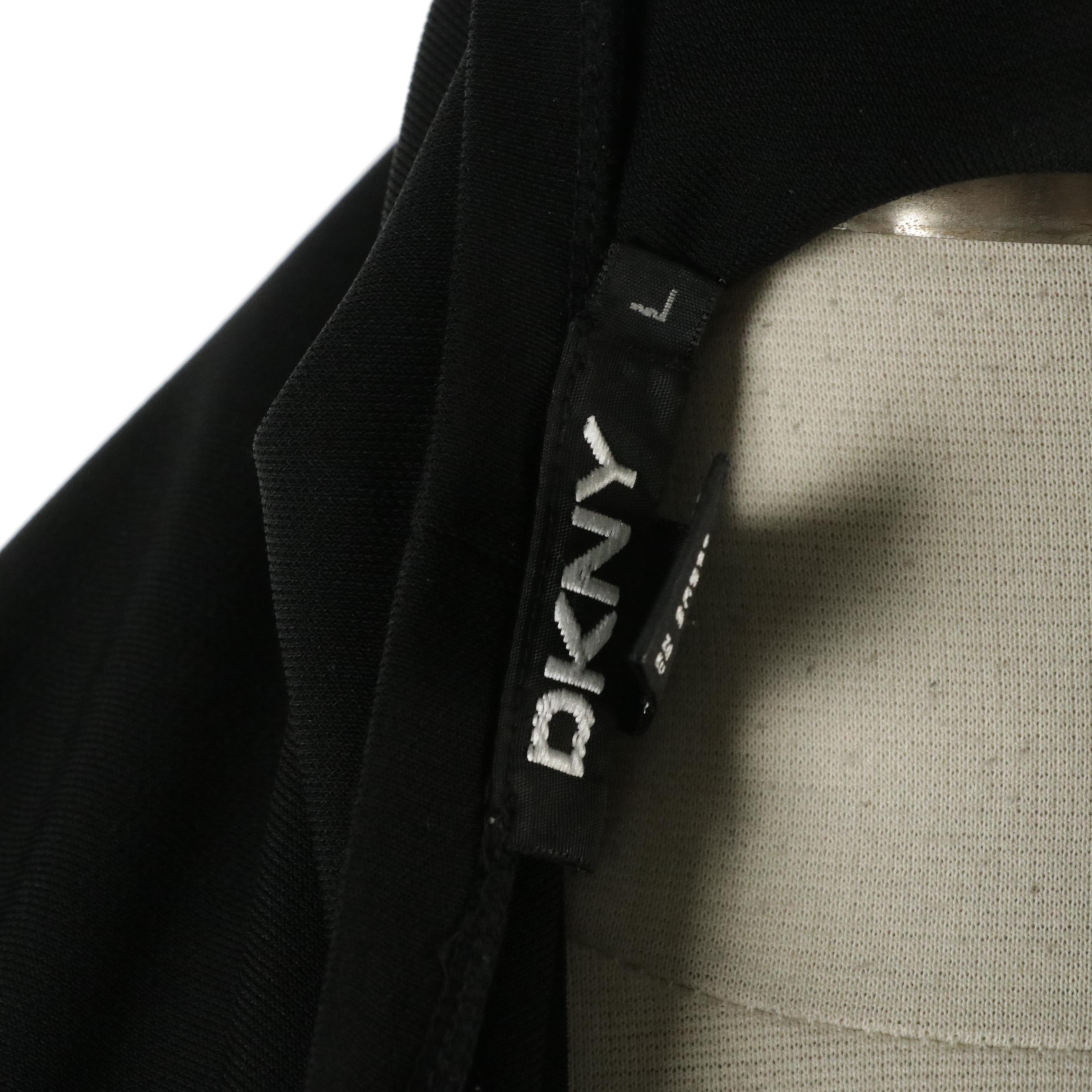 7 For All Mankind "Boy Cut" Denim Jeans with DKNY Black Rayon Blend T-Shirt