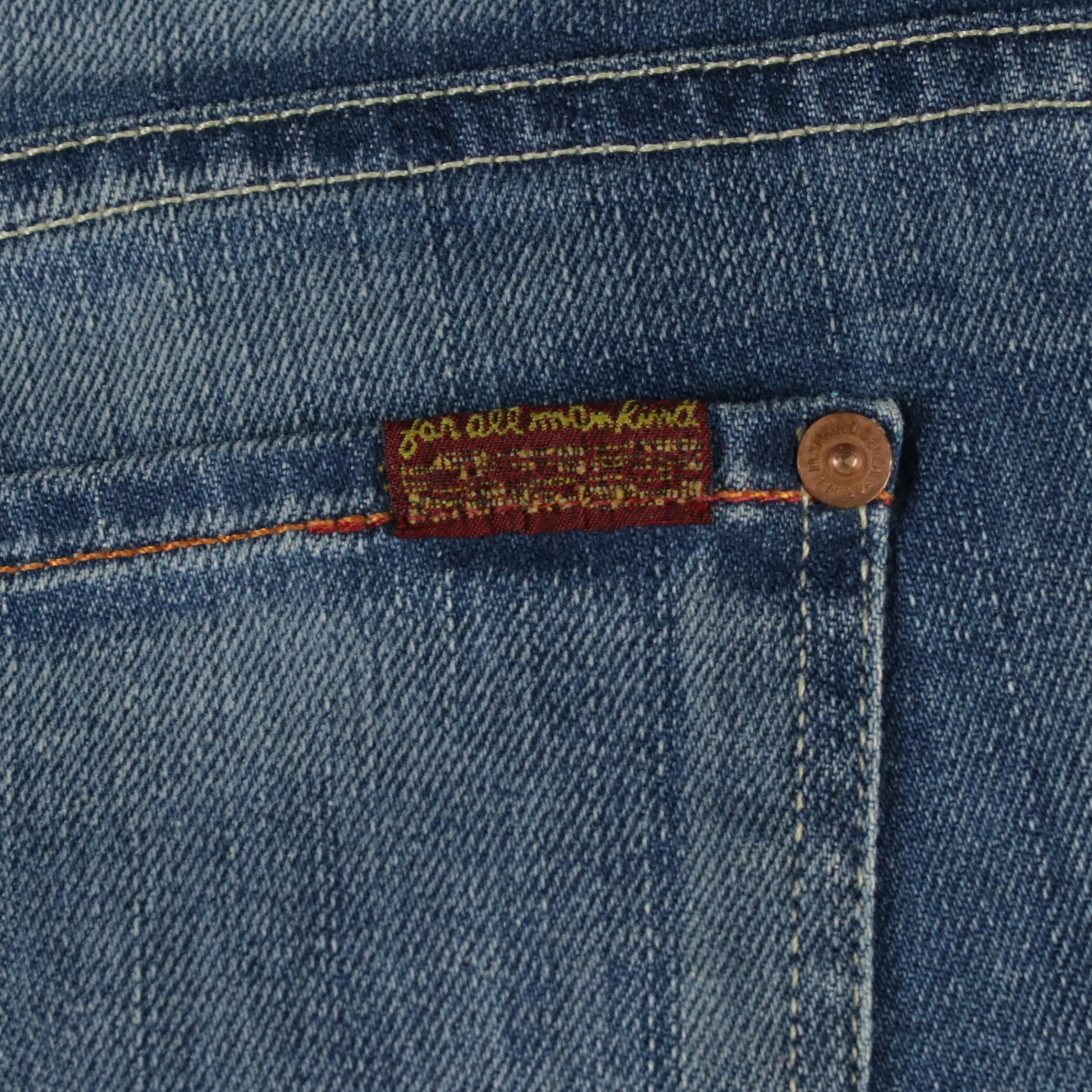 7 For All Mankind "Boy Cut" Denim Jeans with DKNY Black Rayon Blend T-Shirt