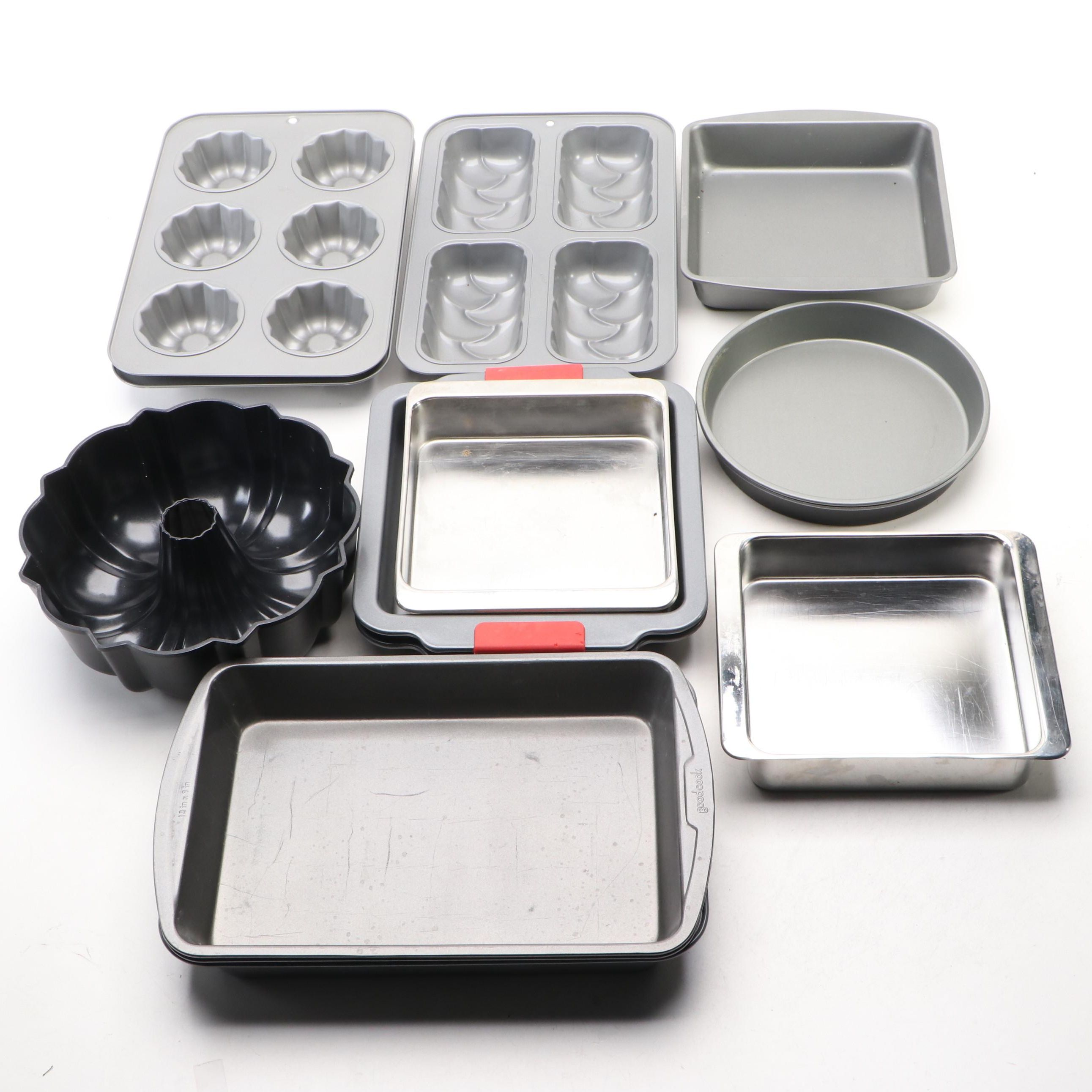 Goodcook with Other Cake Pans, Fluted Muffin Pans and More Bakeware