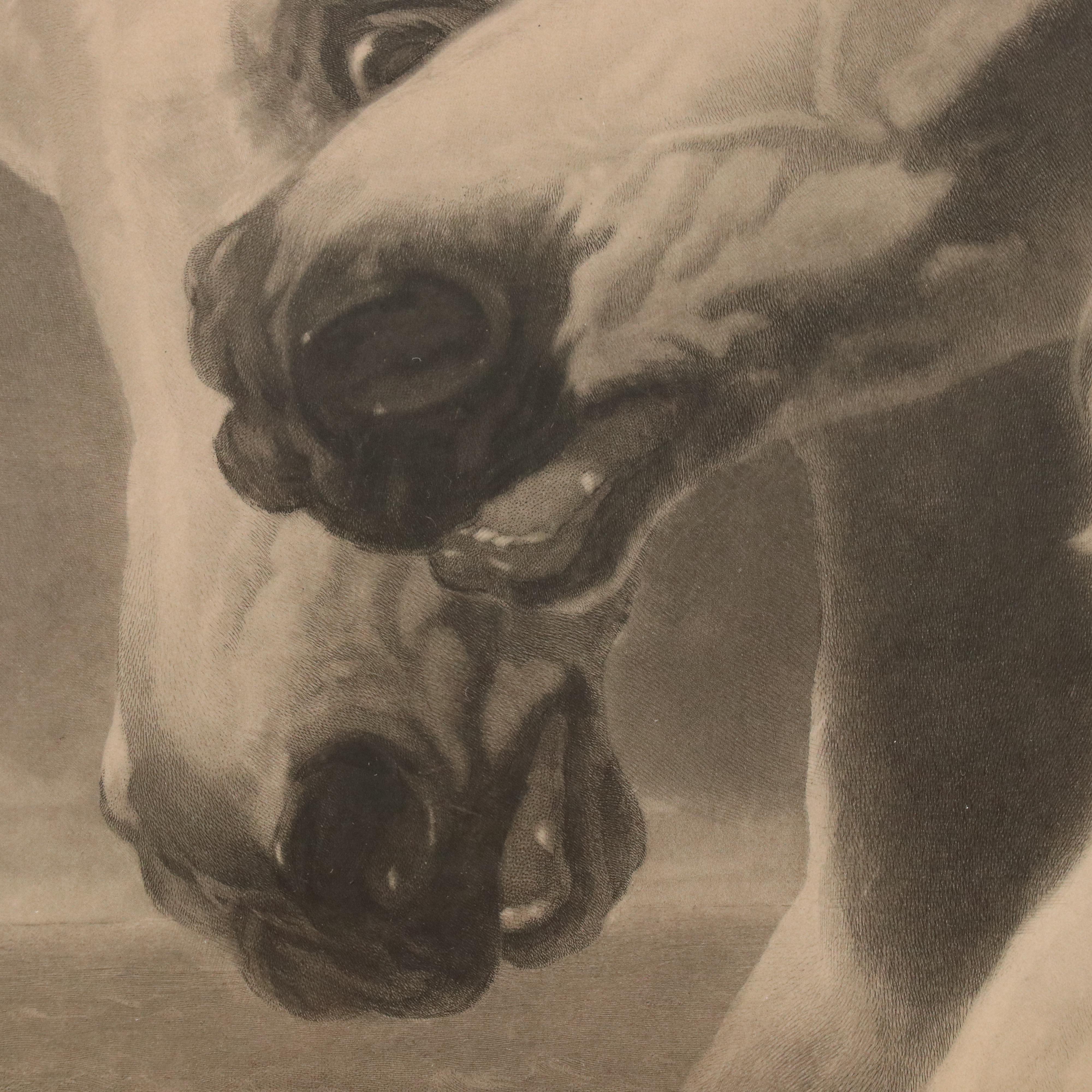 After John Frederick Herring Sr. Engraving "Pharaoh's Horses," Circa 1849