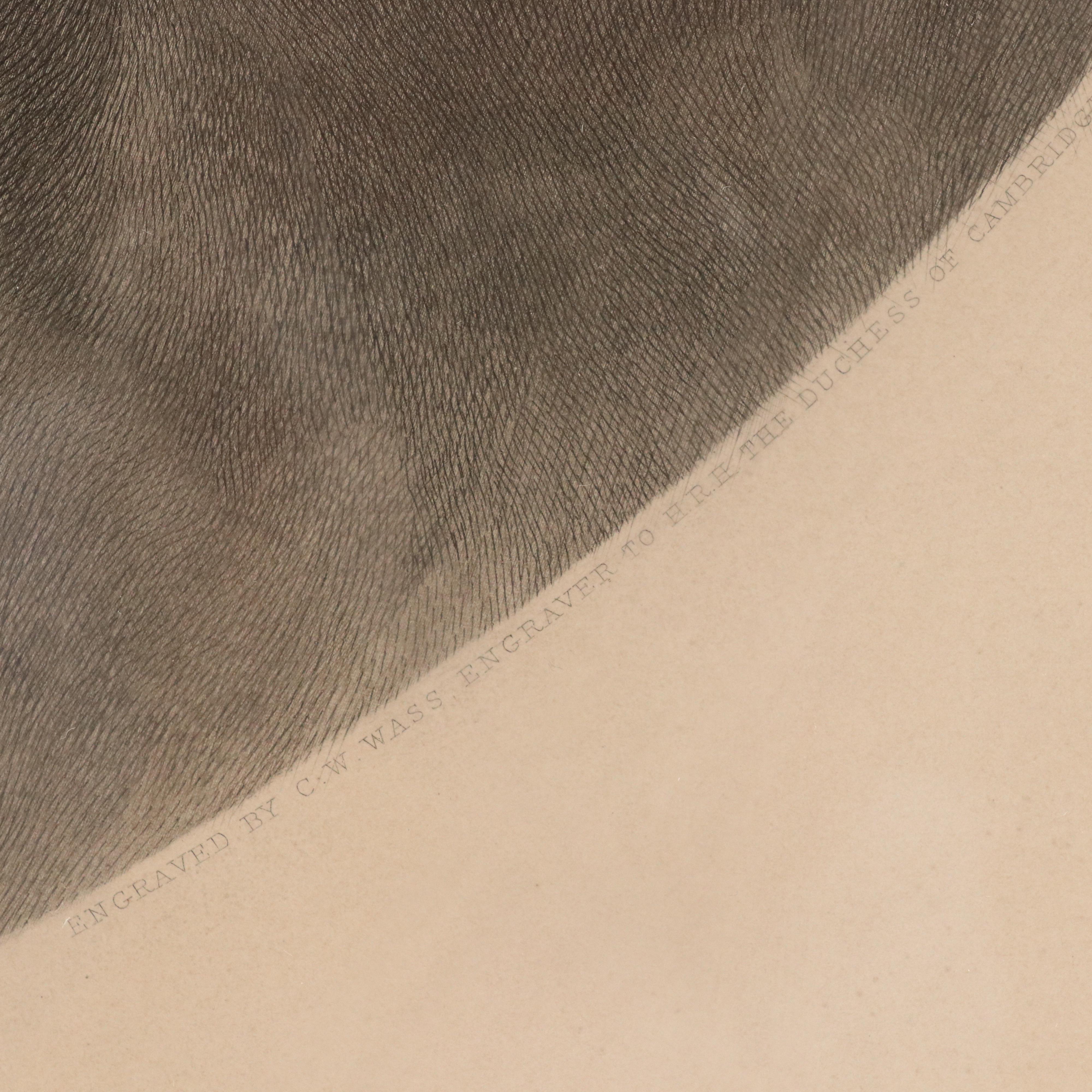 After John Frederick Herring Sr. Engraving "Pharaoh's Horses," Circa 1849