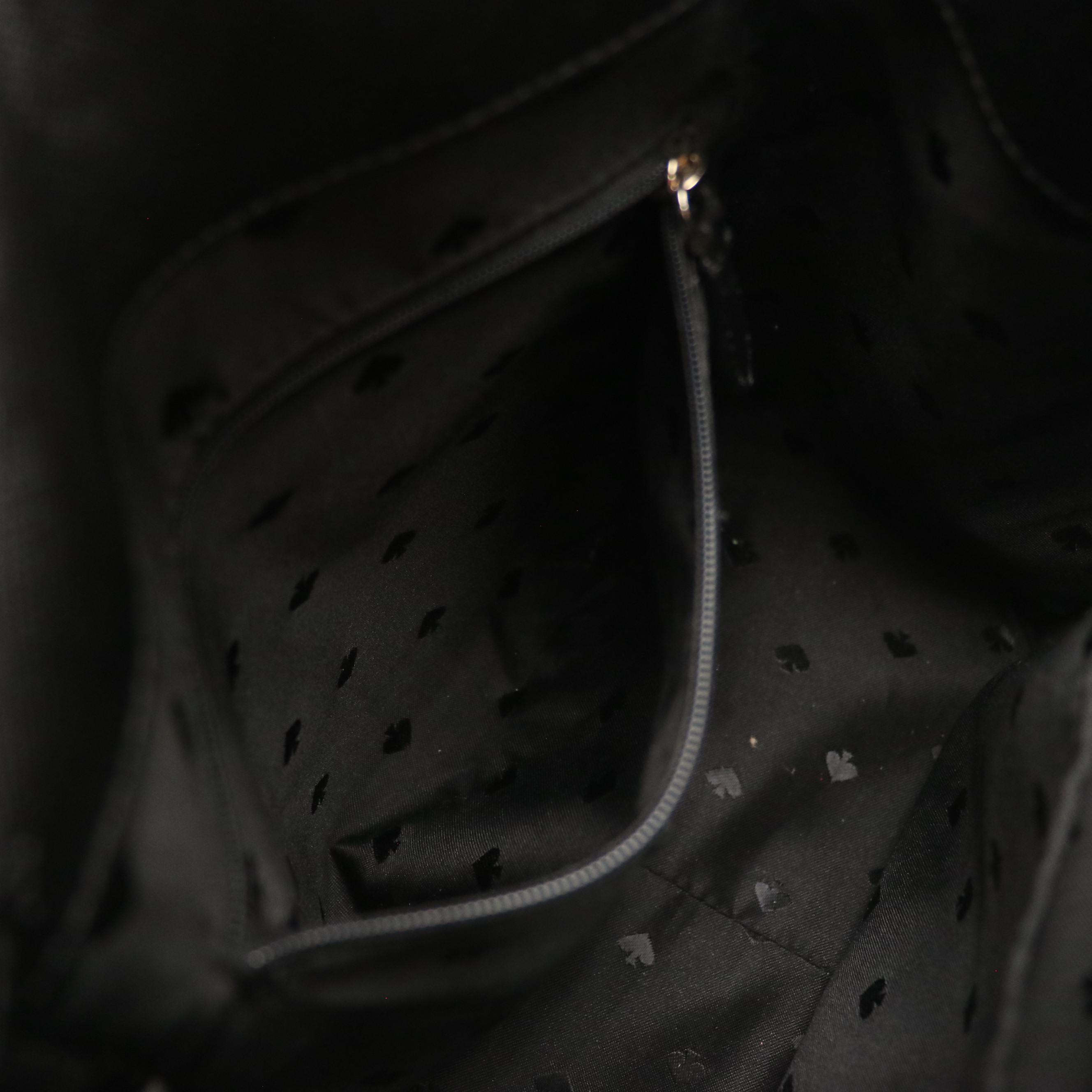 Kate Spade "Lizzie" Medium Flap Backpack in Tossed Cherry Print Saffiano PVC