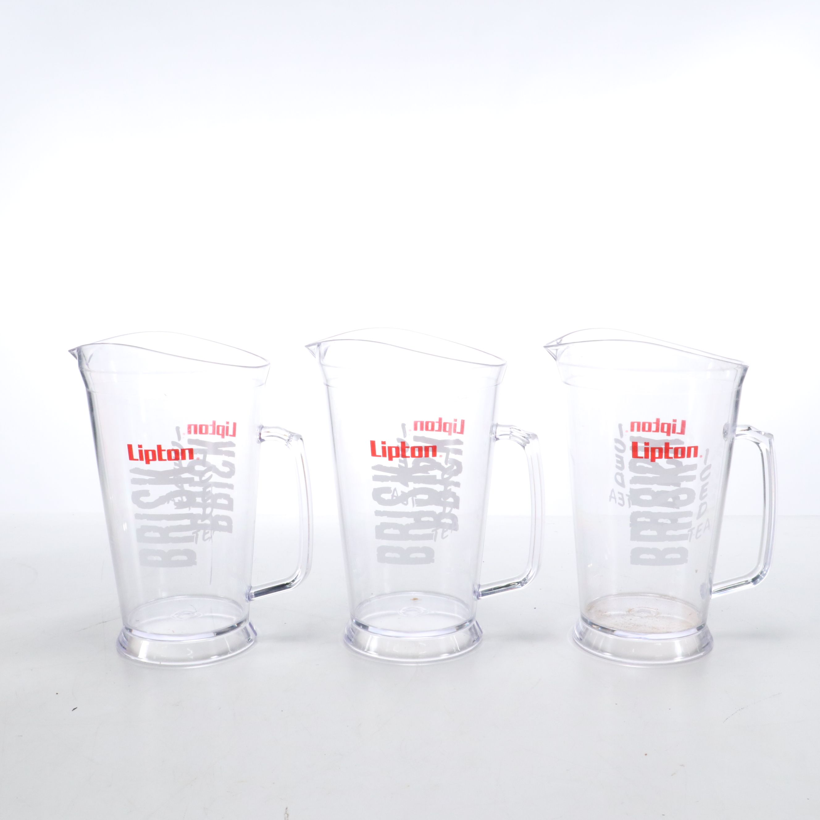 Libbey Glass Cincinnati Bengals Glass Tumblers with Lipton Plastic Pitcher