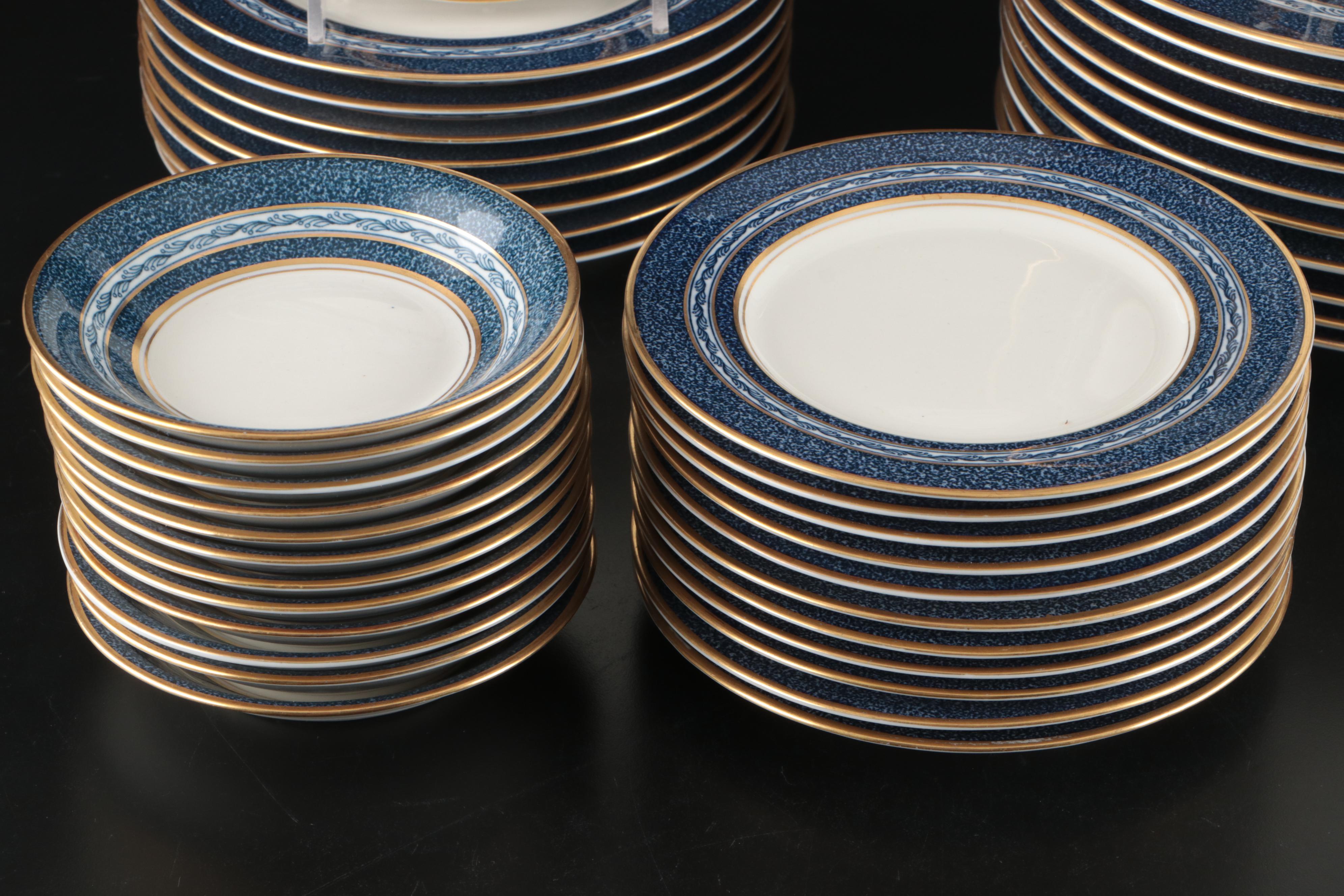 Haviland "Mosaic Cobalt Blue" Porcelain Dinnerware