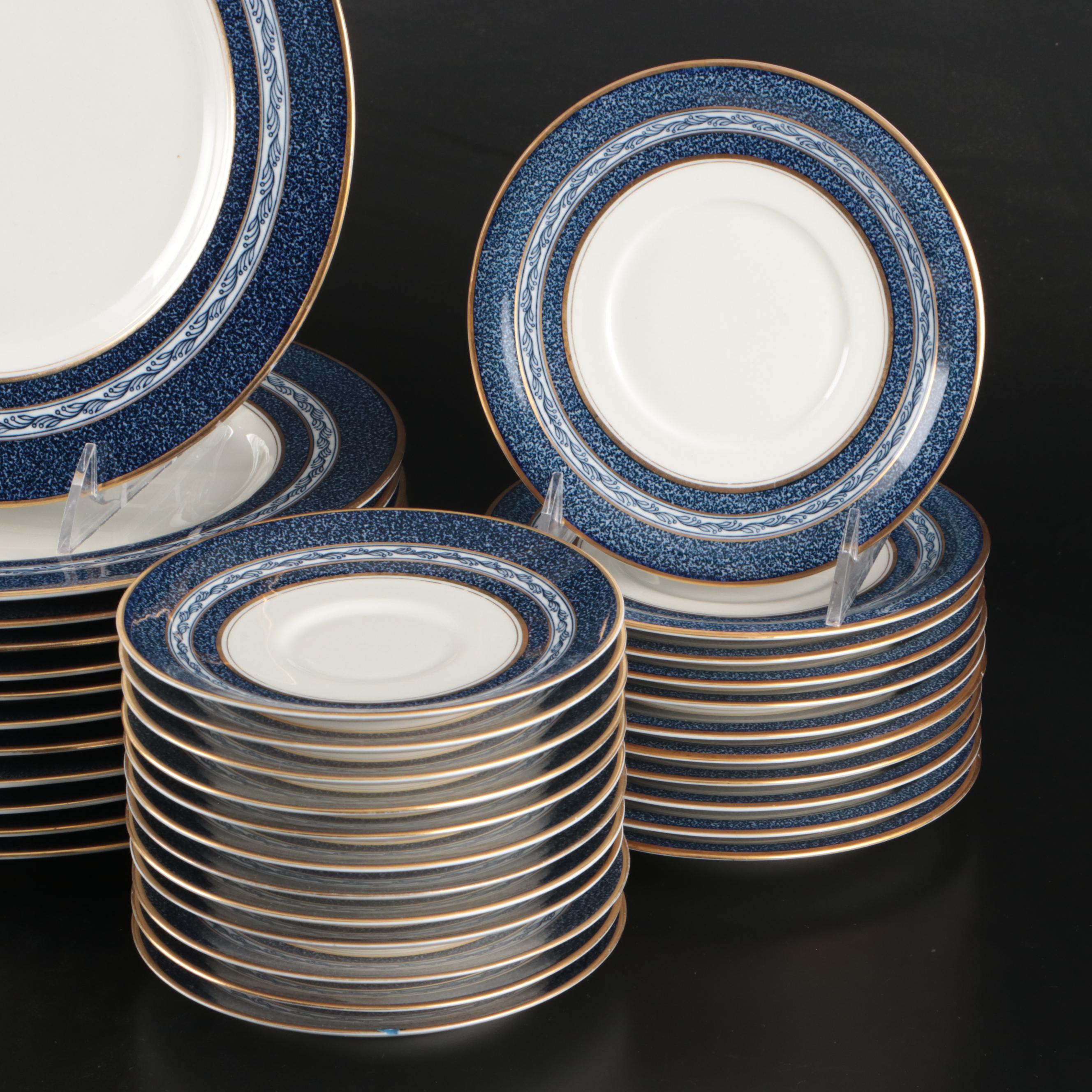 Haviland "Mosaic Cobalt Blue" Porcelain Dinnerware