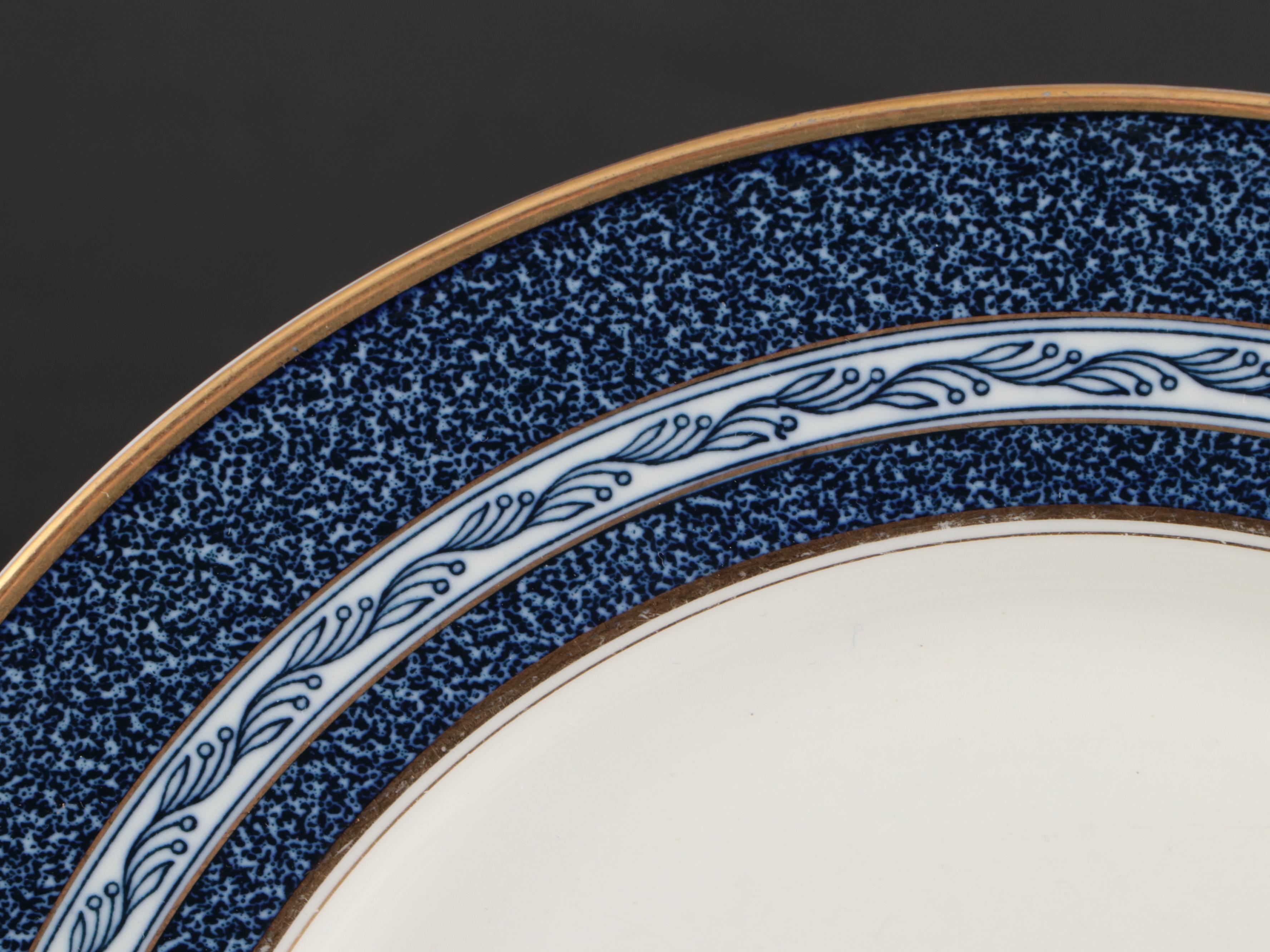 Haviland "Mosaic Cobalt Blue" Porcelain Dinnerware