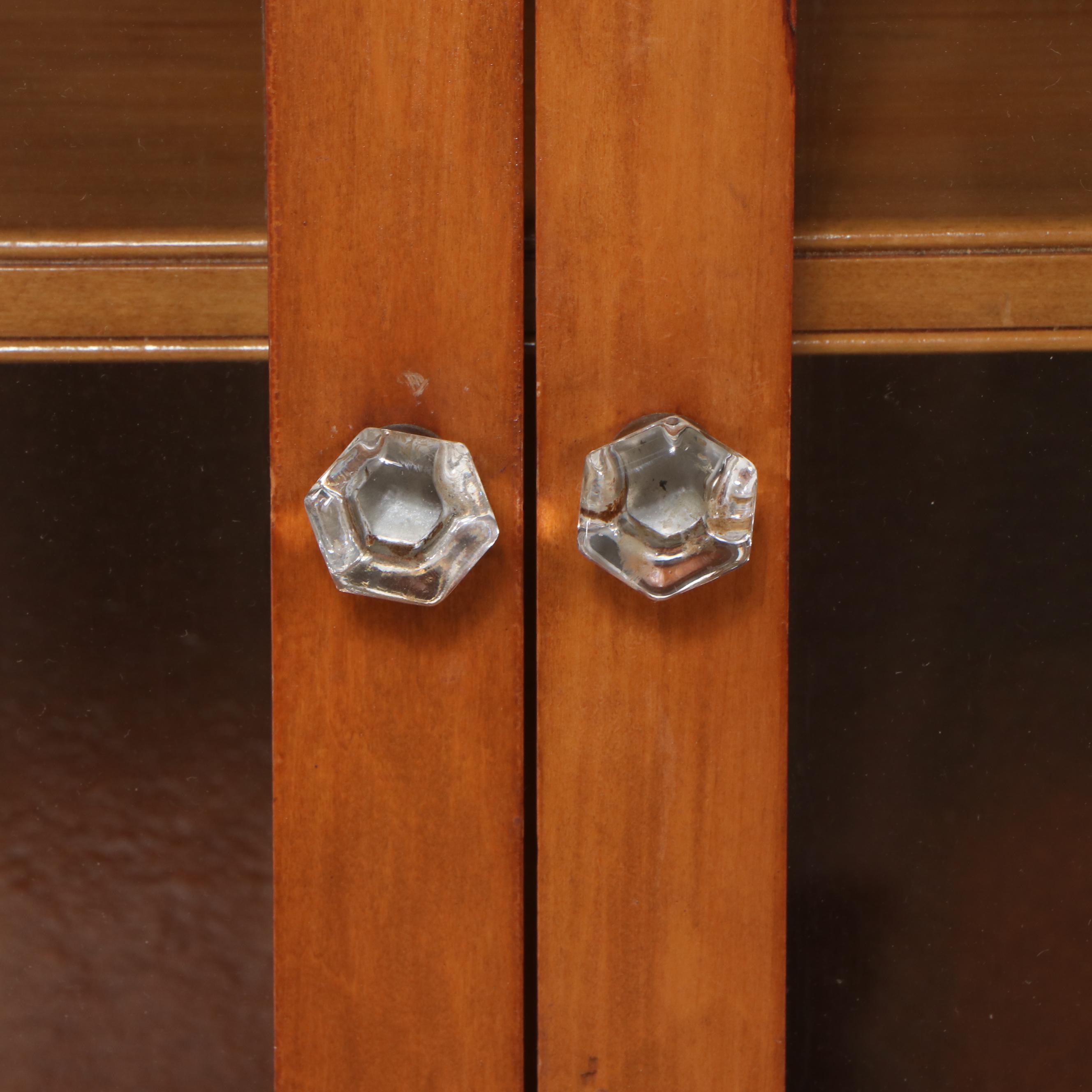 Arts & Crafts Maple Cabinet Bookcase, Early 20th Century