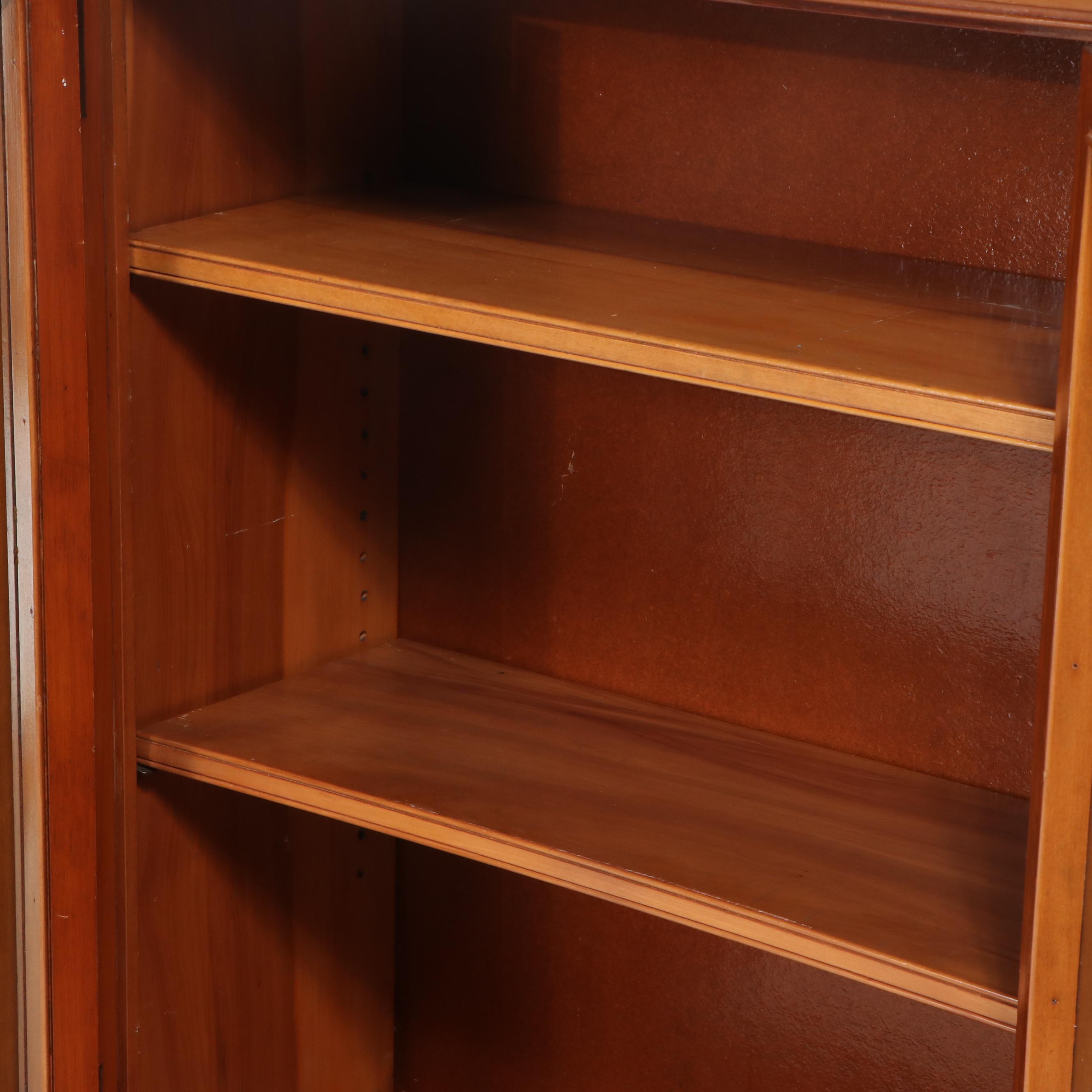 Arts & Crafts Maple Cabinet Bookcase, Early 20th Century