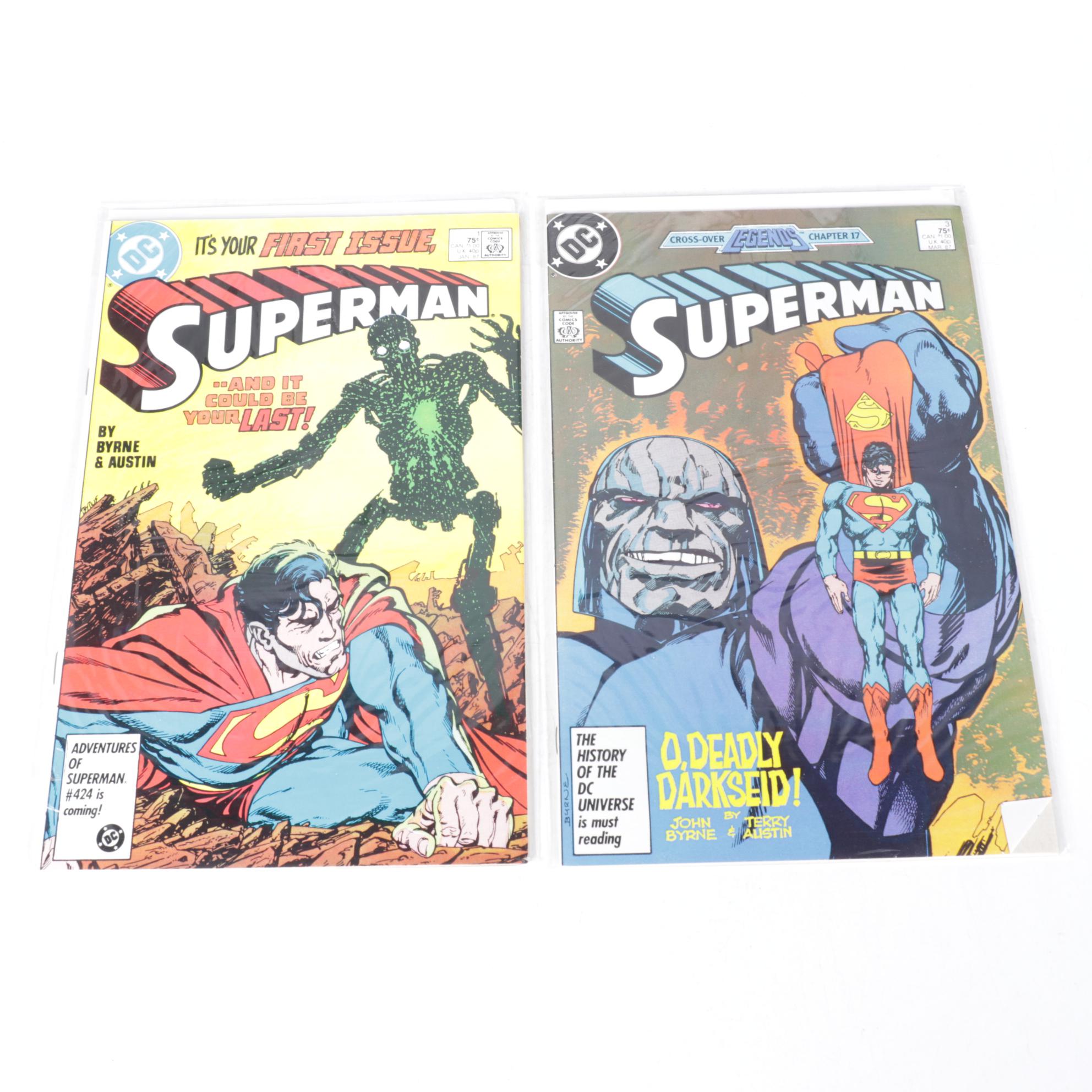 DC Comics "Superman" Bronze to Copper Age Comic Collection