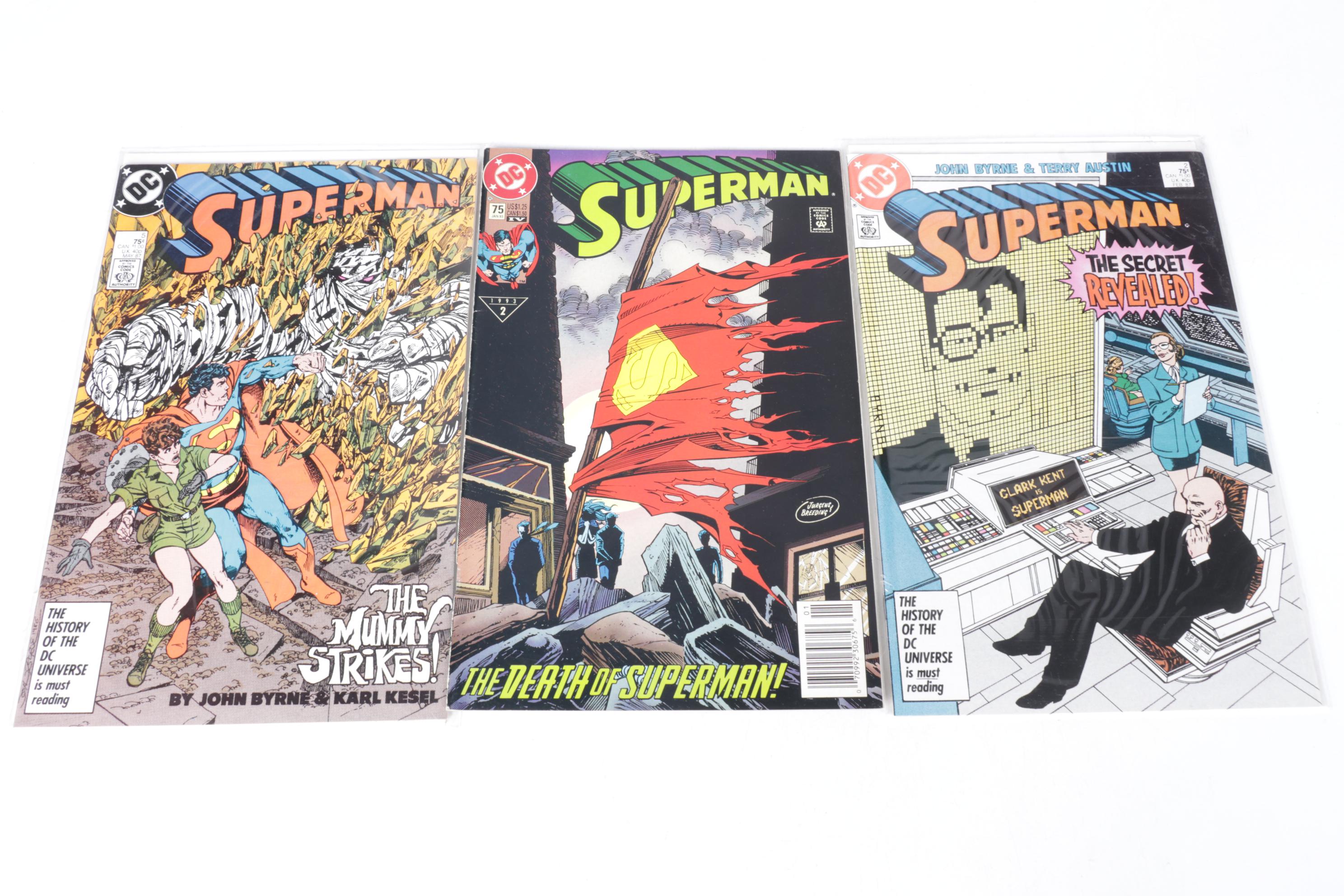 DC Comics "Superman" Bronze to Copper Age Comic Collection