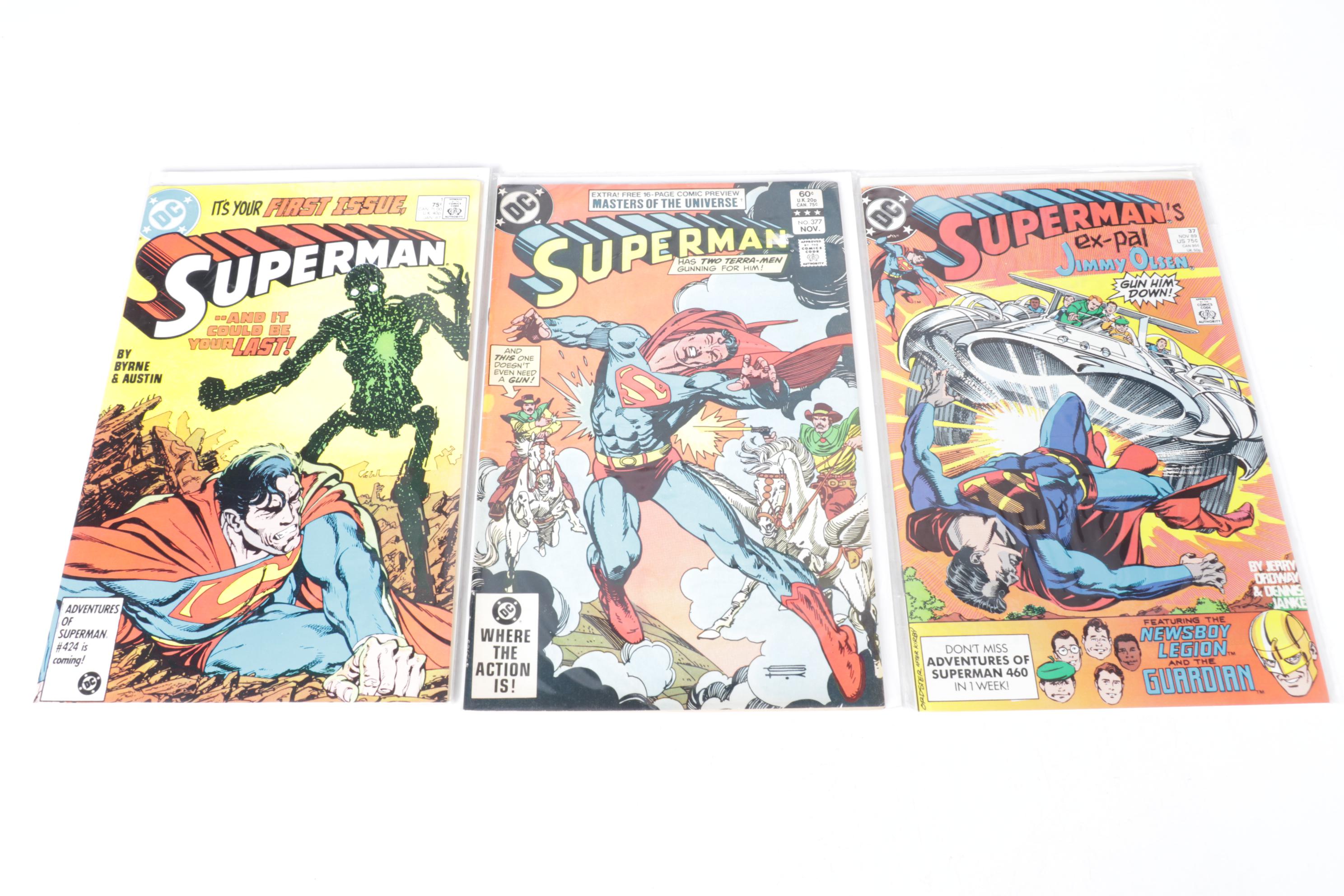 DC Comics "Superman" Bronze to Copper Age Comic Collection