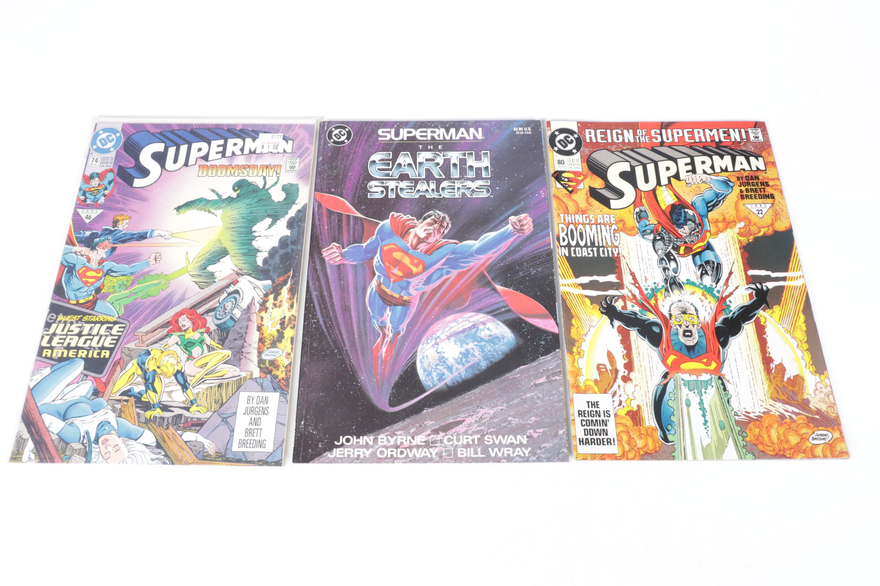 DC Comics "Superman" Bronze to Copper Age Comic Collection