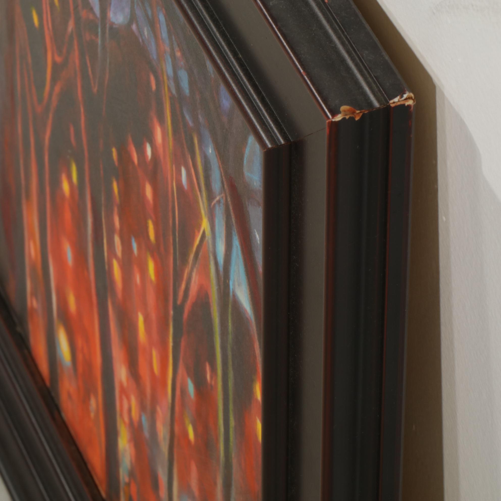 Genie Kalve "City Moons" Oil Painting, 2007