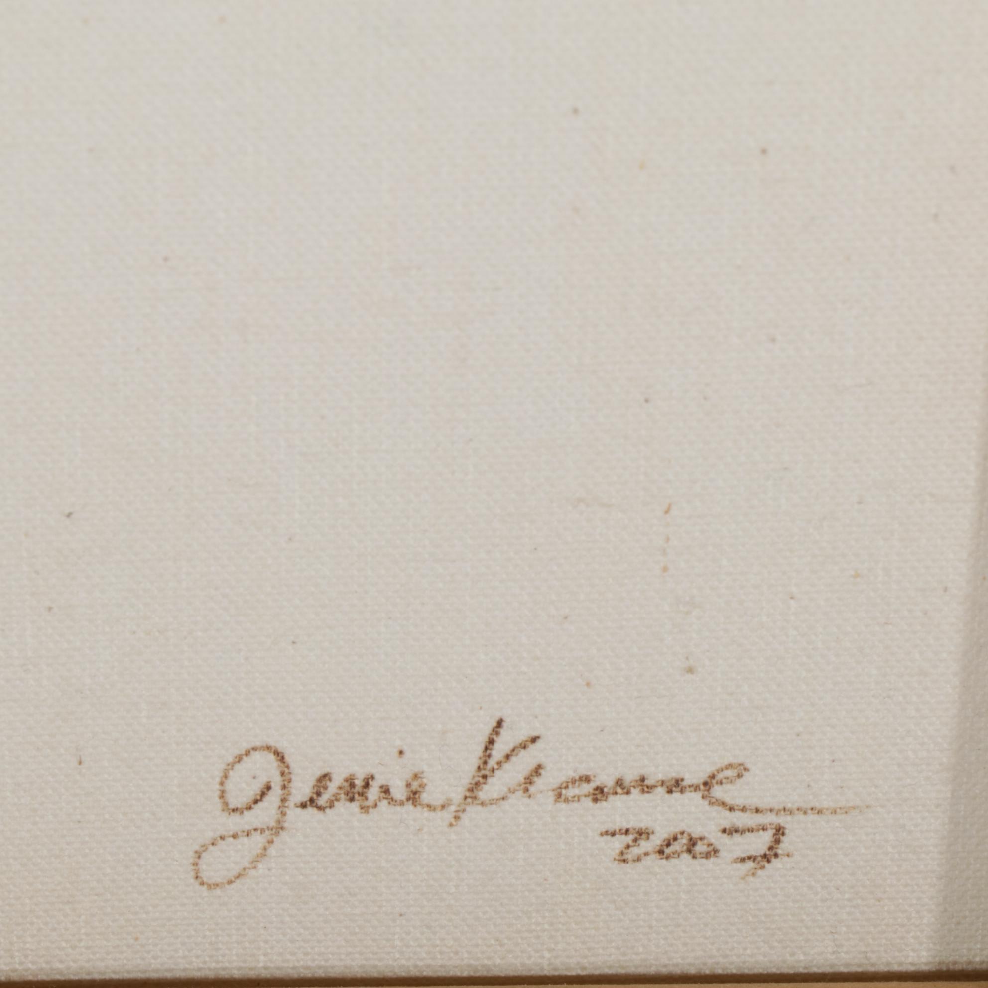 Genie Kalve "City Moons" Oil Painting, 2007