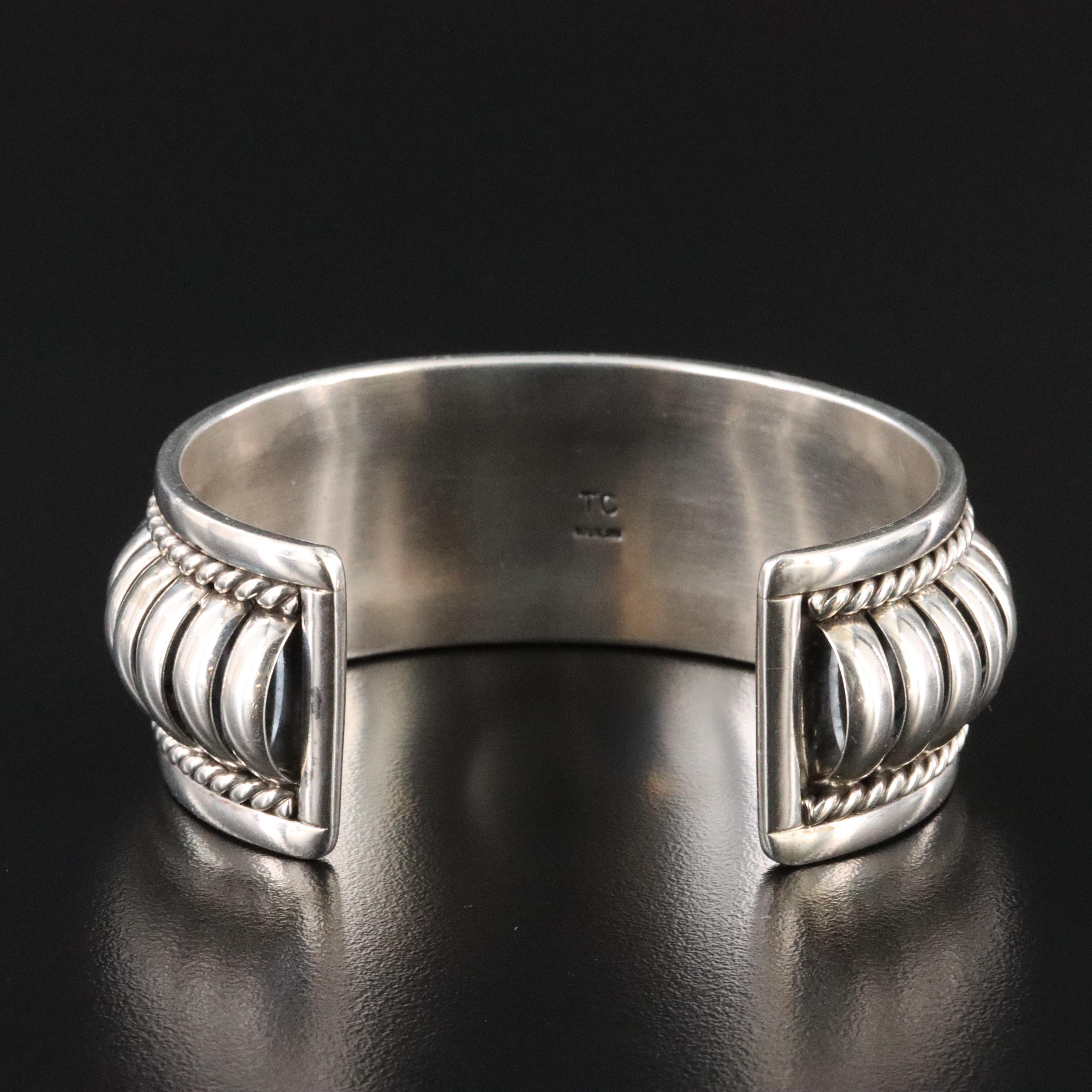 Southwestern Signed Sterling Cuff