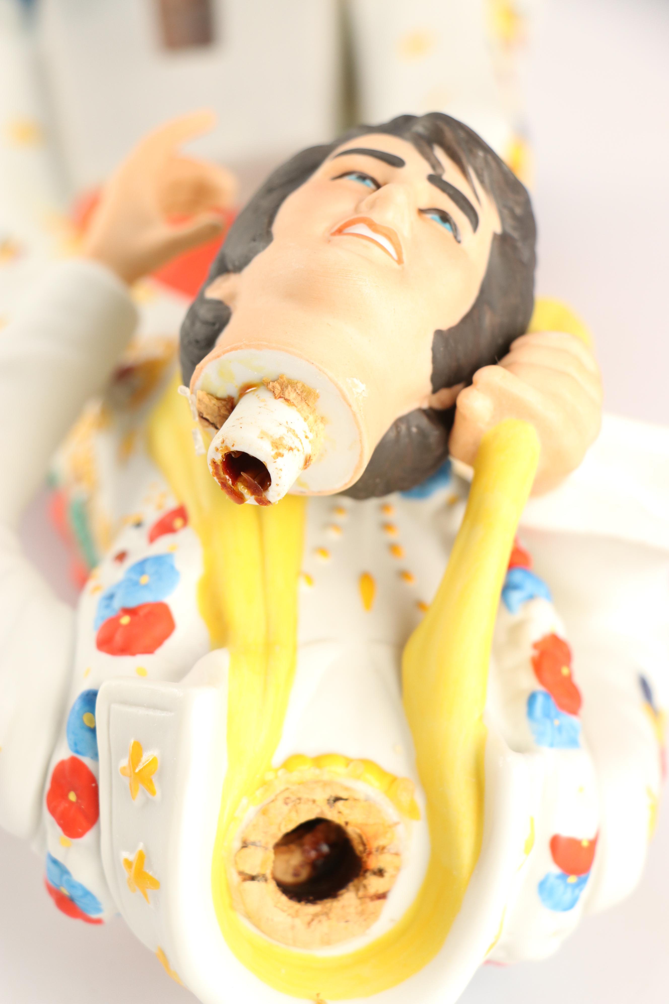 McCormick Elvis Presley Decanters with Collectors Plates and Other Décor
