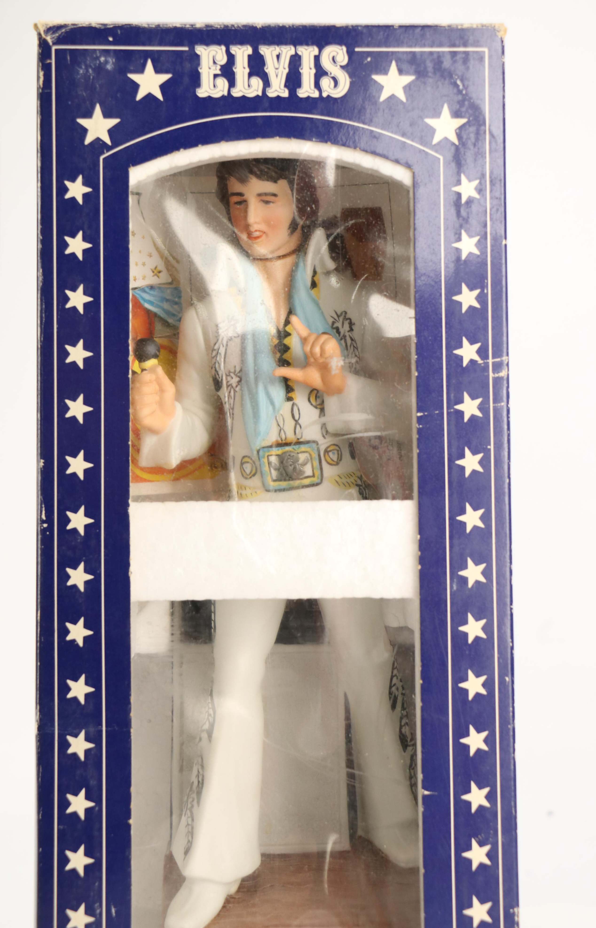 McCormick Elvis Presley Decanters with Collectors Plates and Other Décor