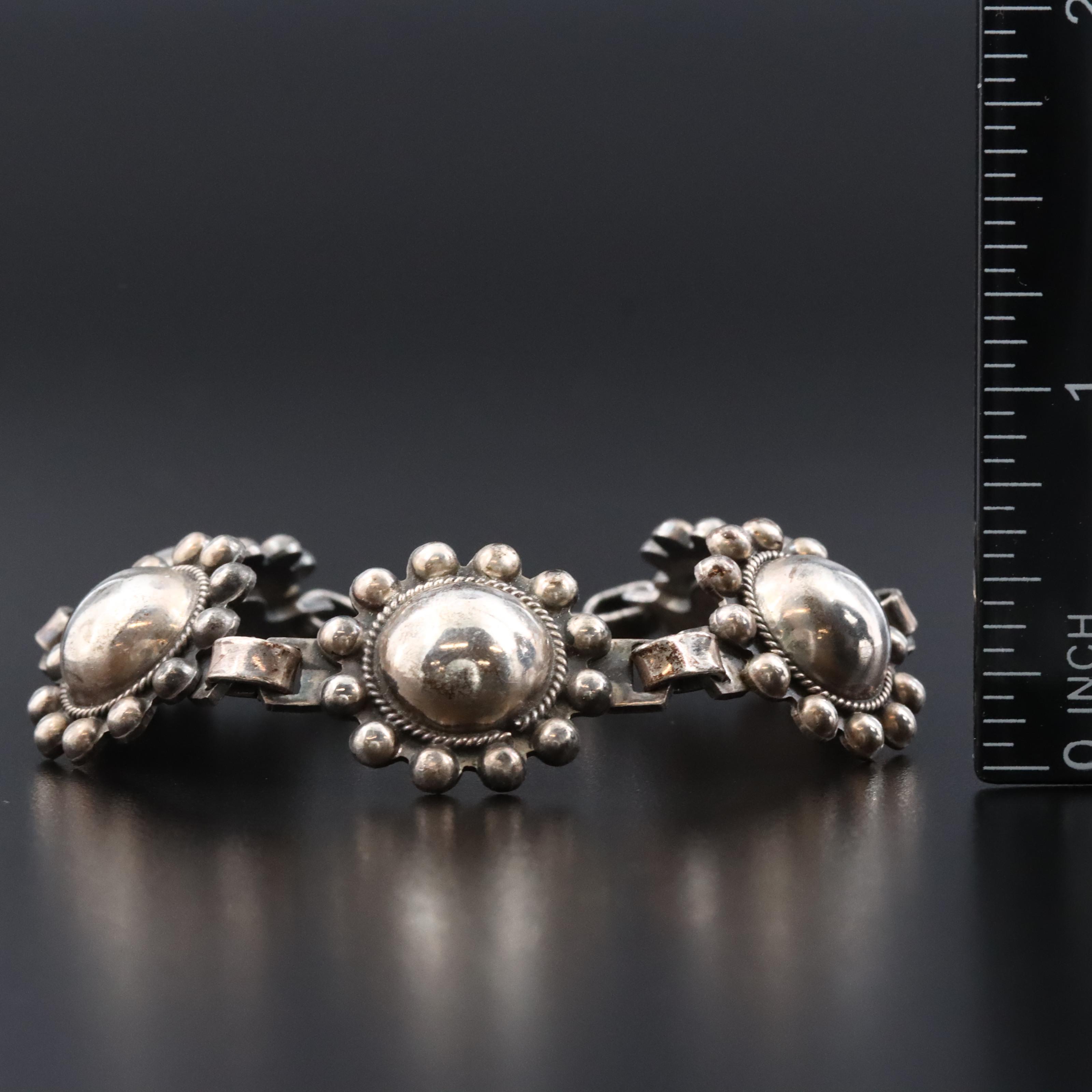 Sterling Sun Link Bracelet