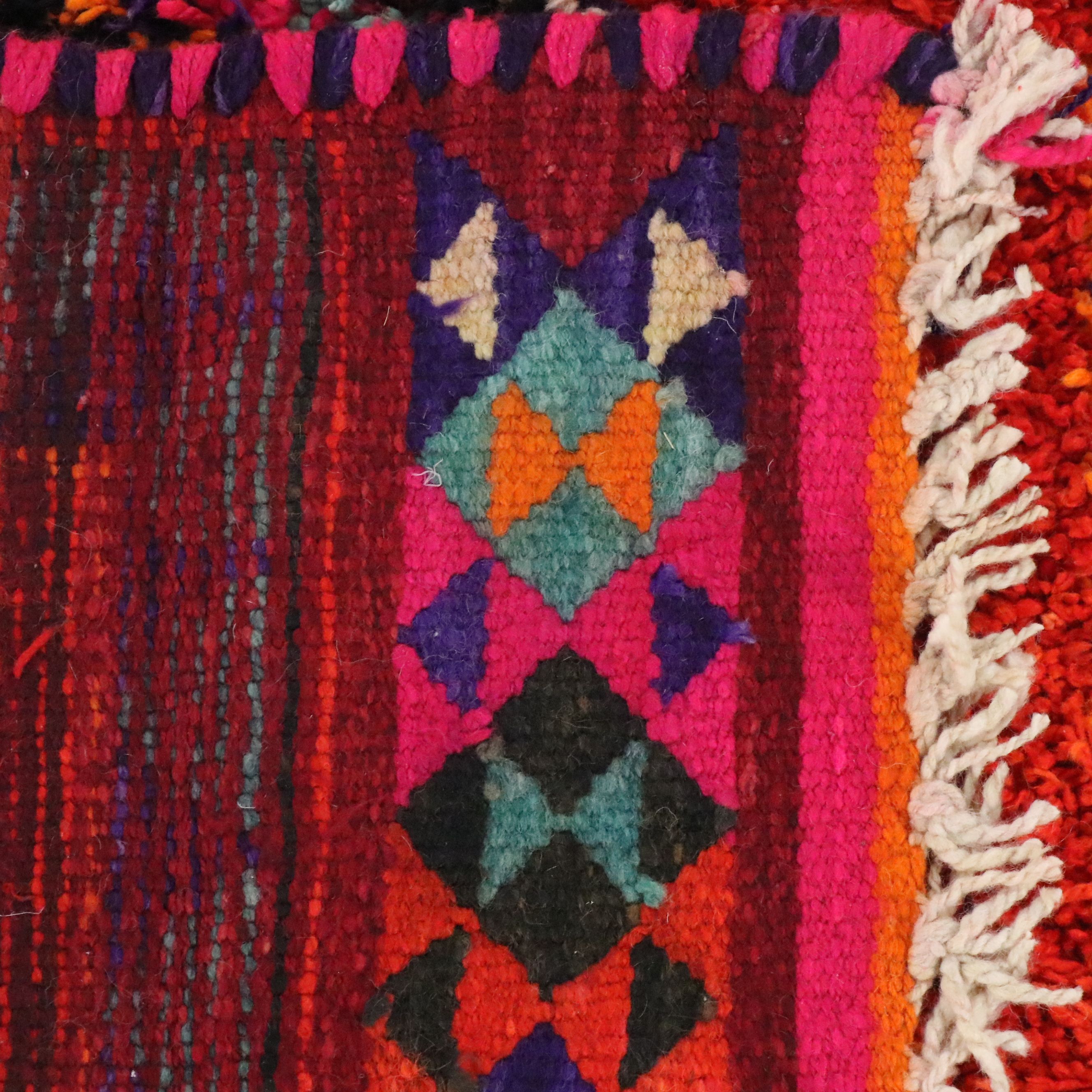 3'3 x 9'11 Hand-Knotted Moroccan Berber Long Rug