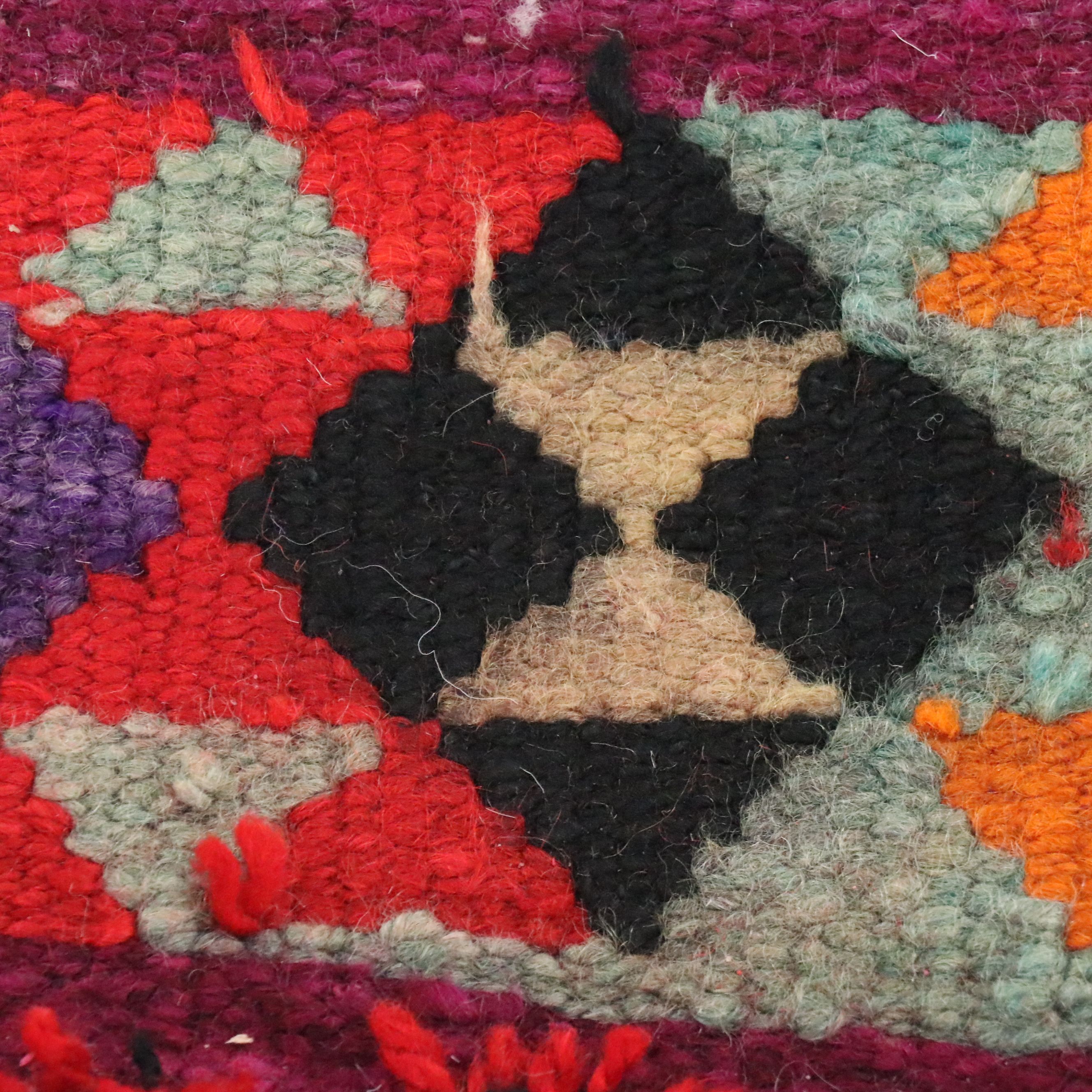 3'3 x 9'11 Hand-Knotted Moroccan Berber Long Rug