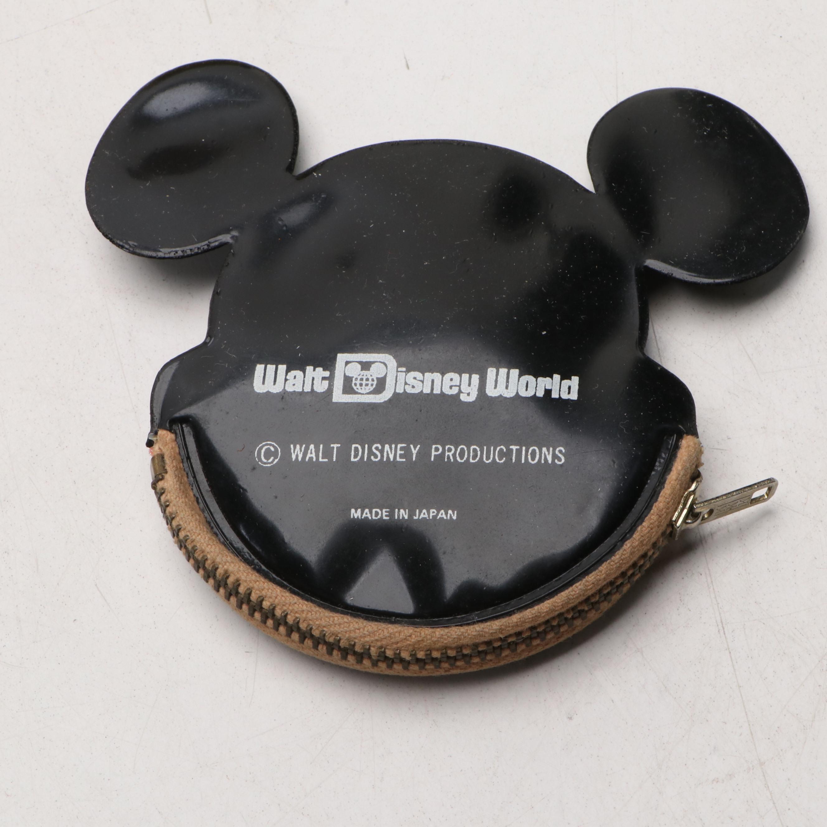Mickey Mouse Dreidel Stuffed Toy with Coin Purse and Cat Rear Magnets