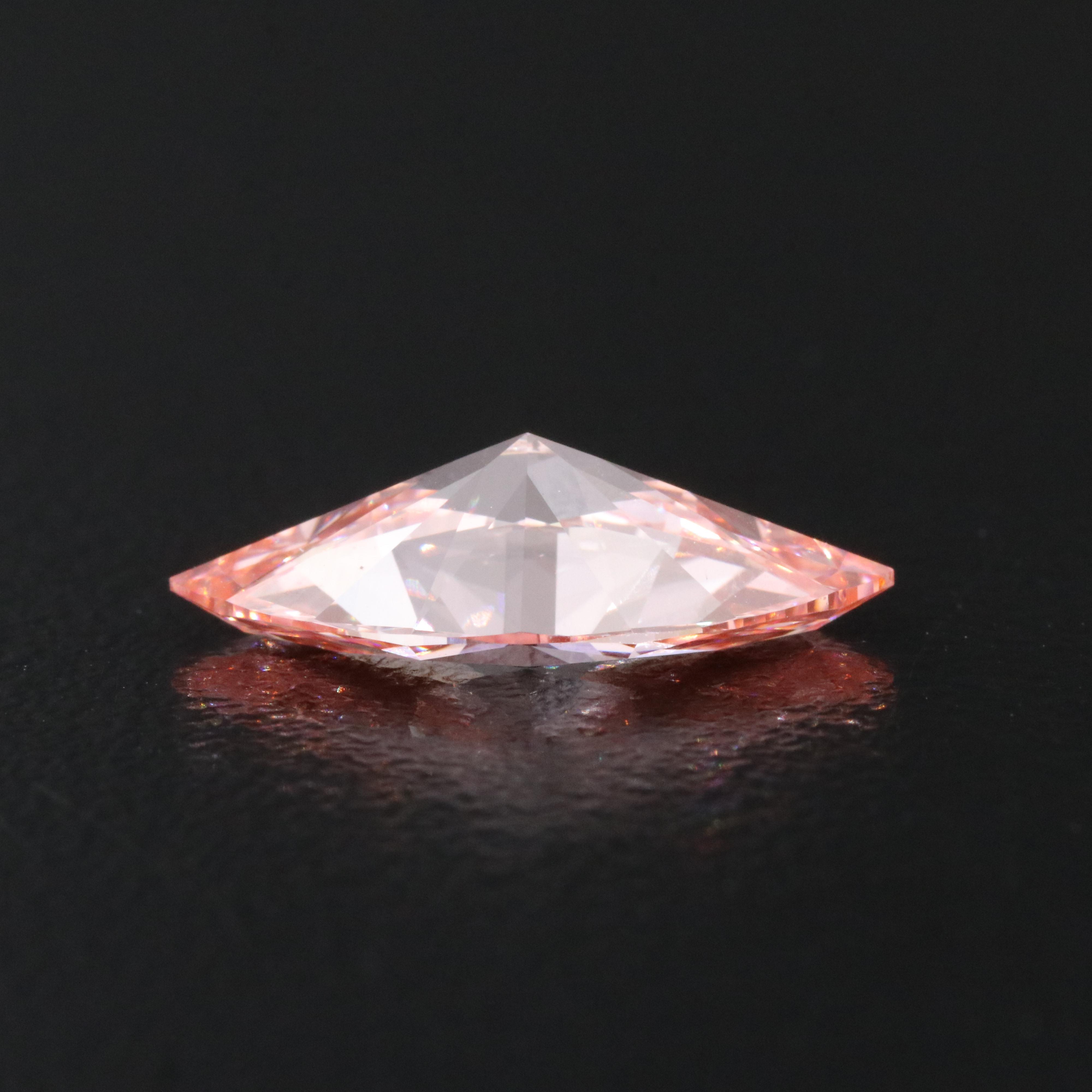 Loose 3.05 CT Lab Grown Fancy Pink Diamond with IGI Report