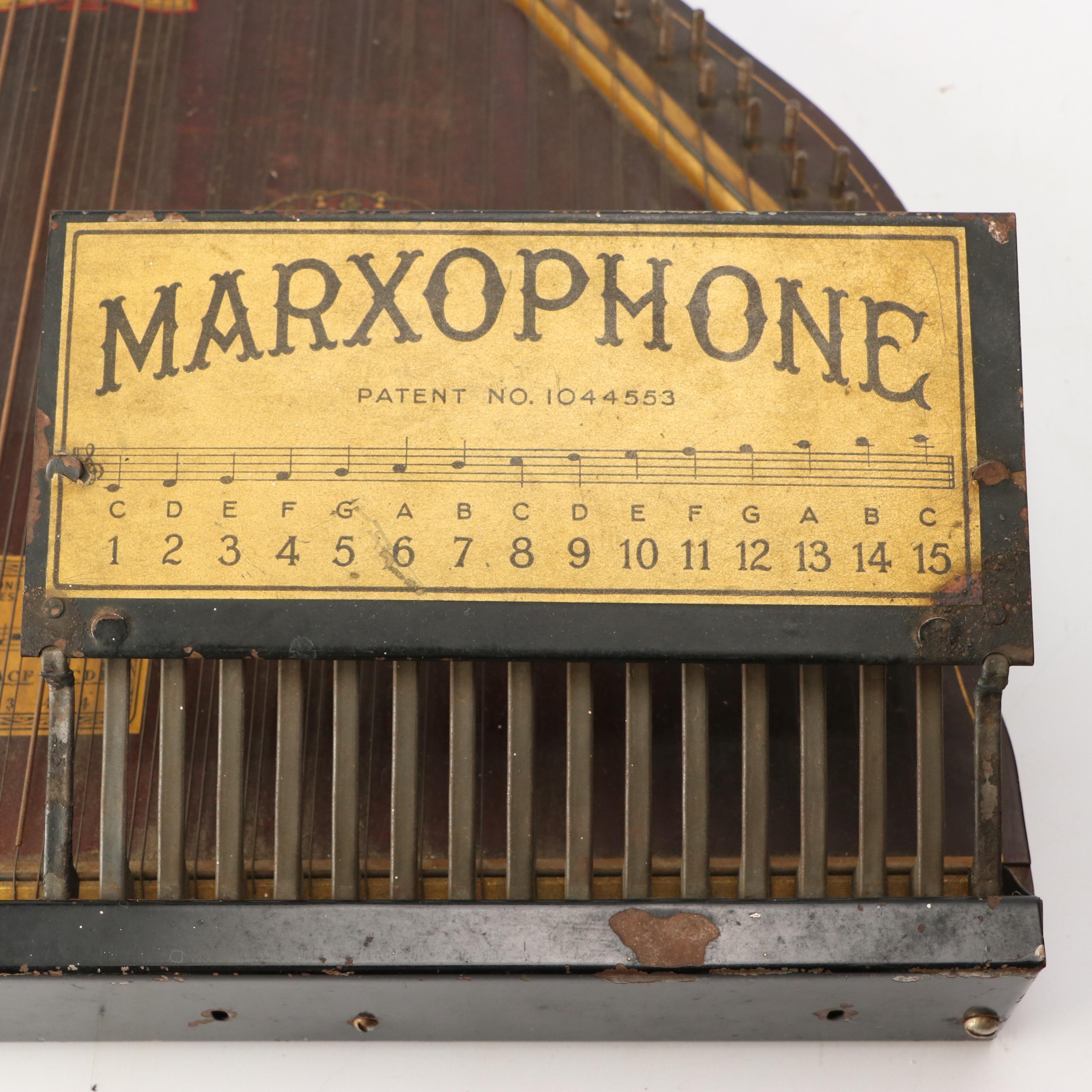 Marxophone Fretless Mandolin Zithers, Early 20th Century