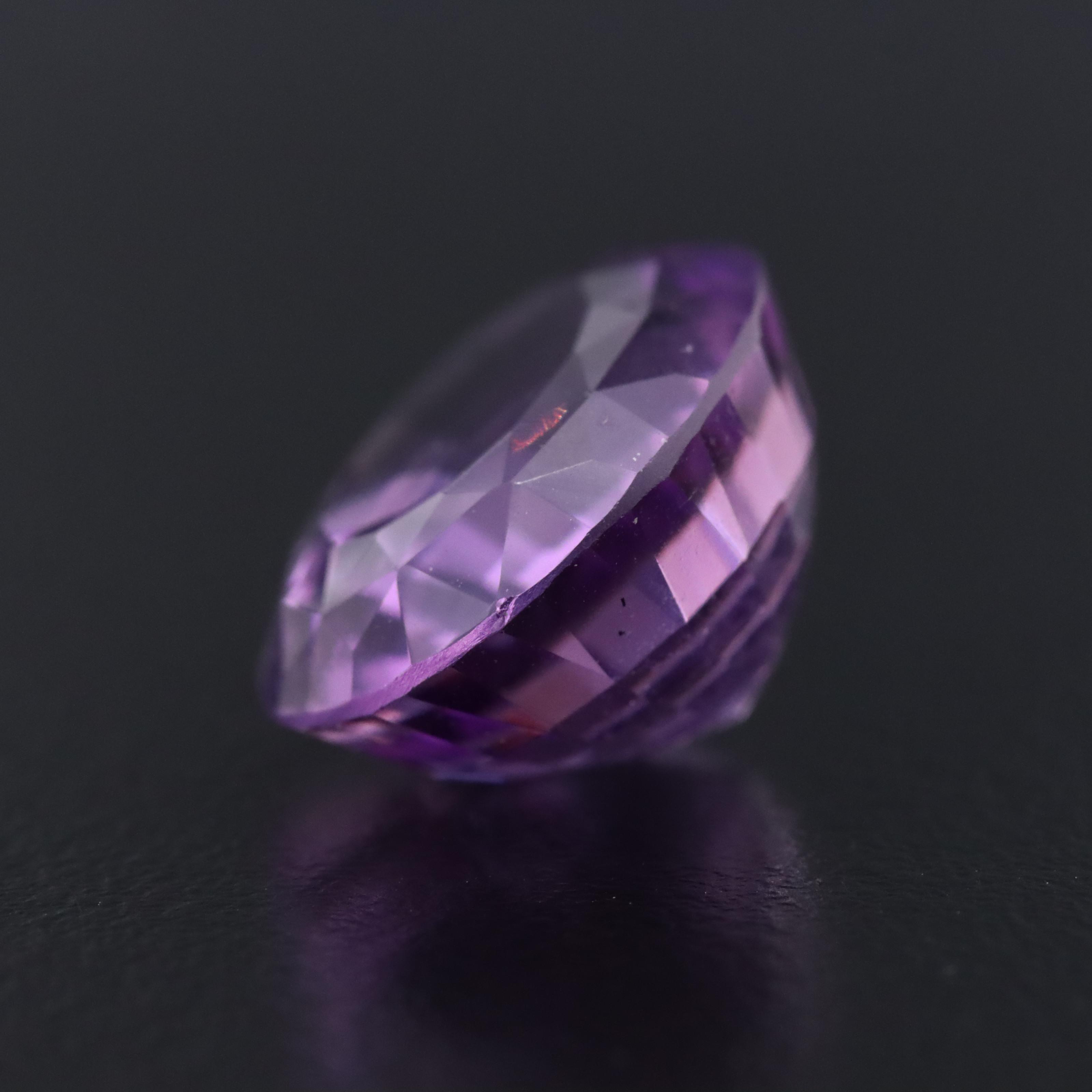 Loose 11.01 CT Amthethyst