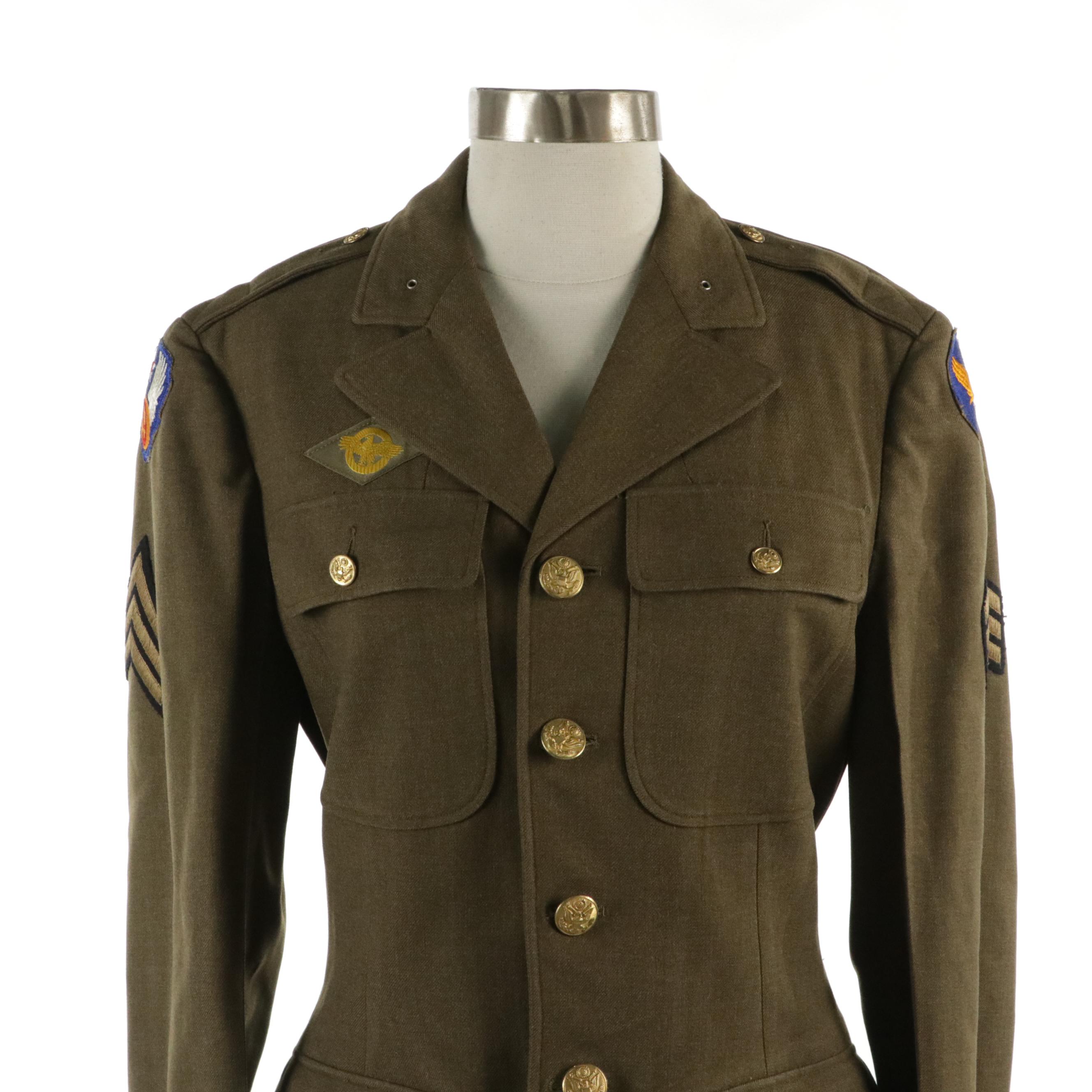 WWII Era US Army Air Corps Service Dress Uniform