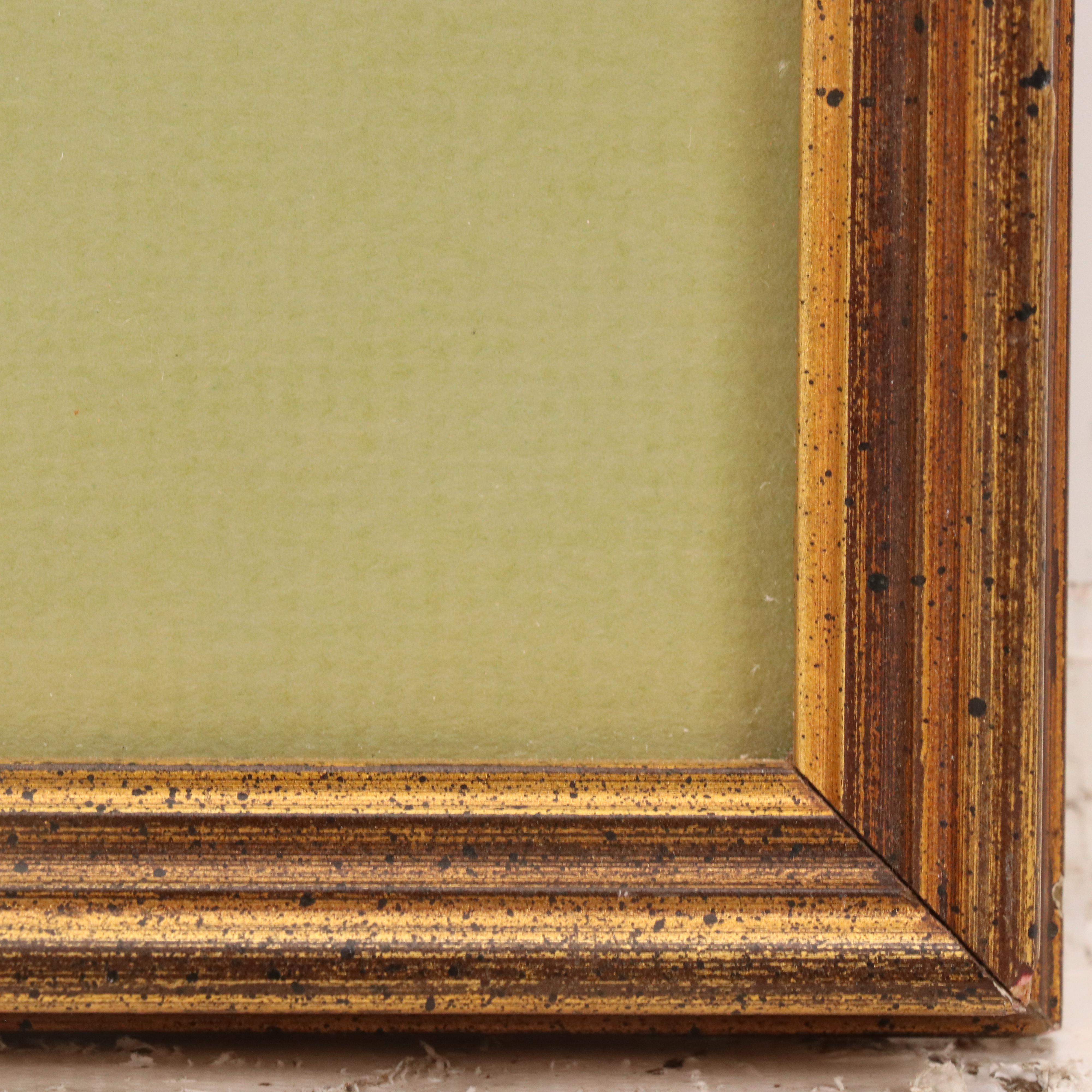 Scenic Offset Lithograph "Paris - Champs Élysées," Late 20th Century