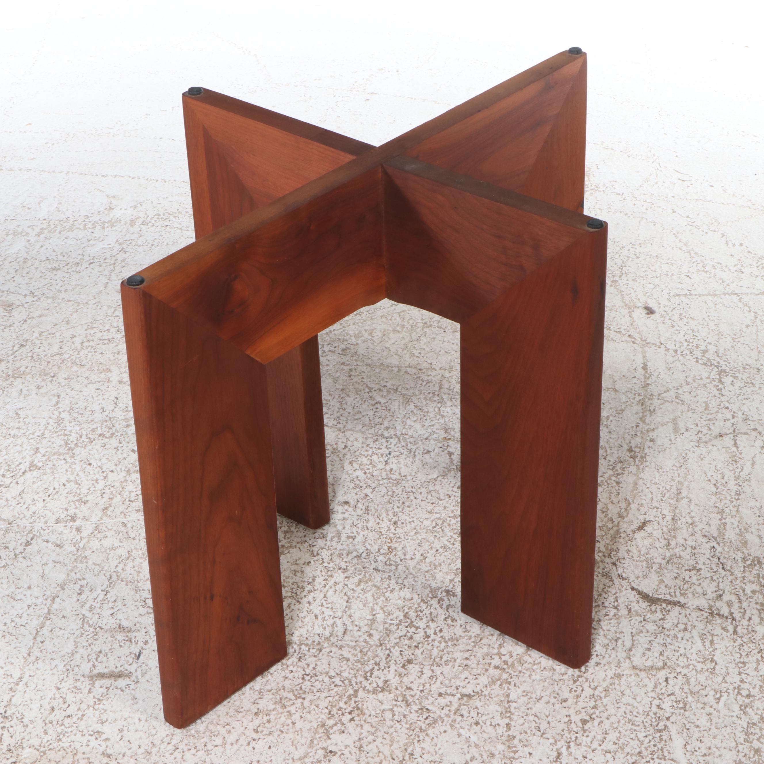 Pair of Adrian Pearsall for Craft-Associates Slate and Walnut End Tables