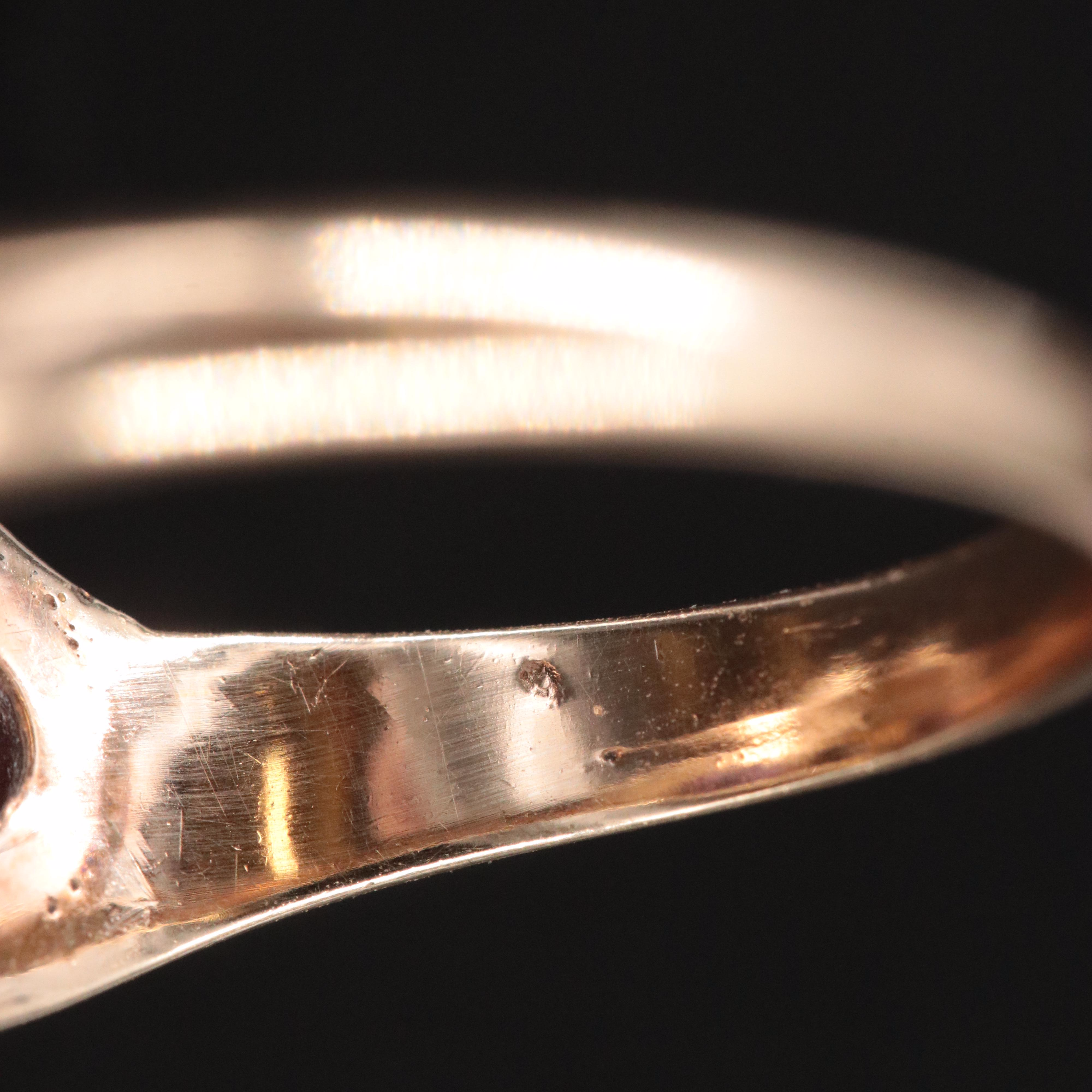 10K Pink Sapphire and Diamond Ring