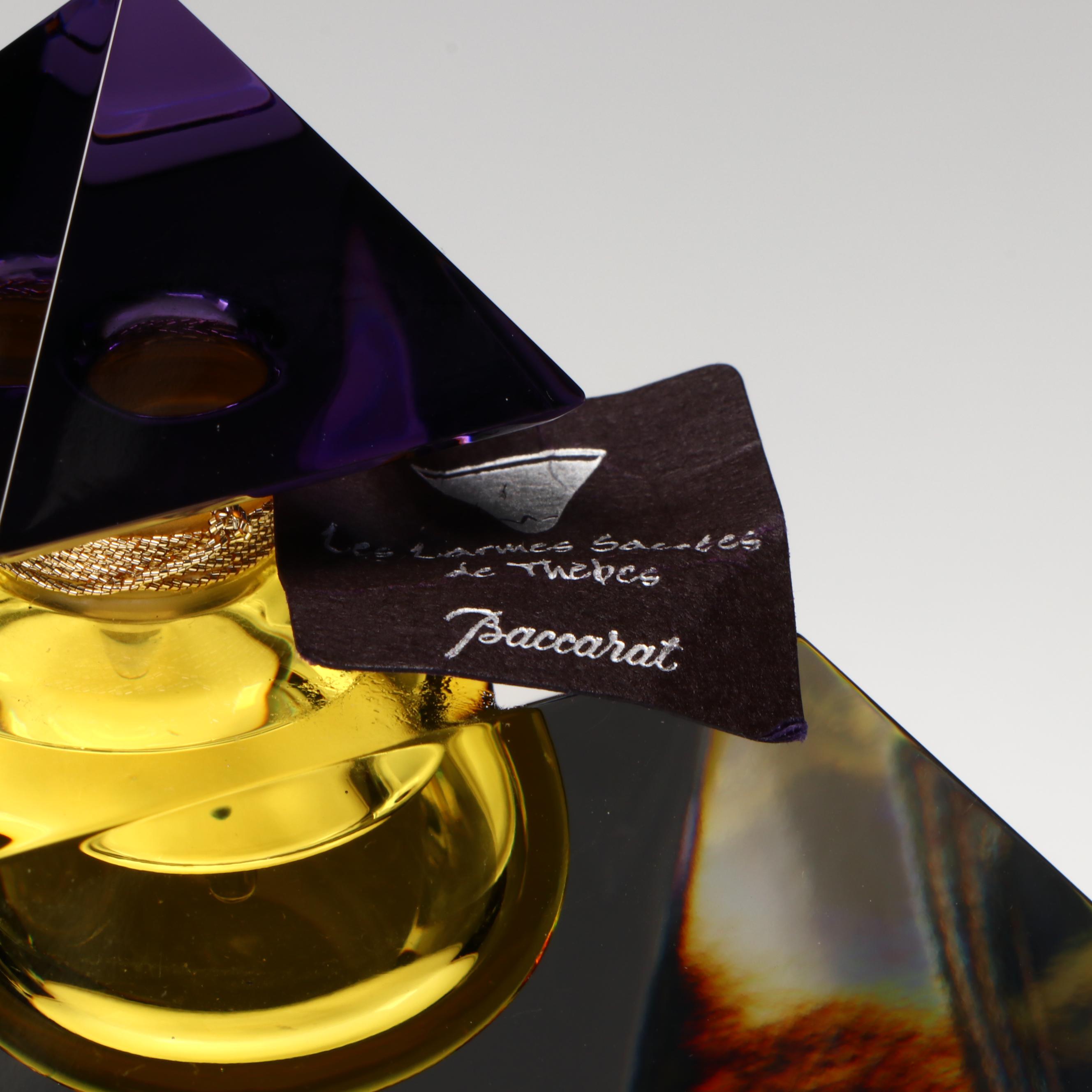 Baccarat Limited Edition "Les Larmes Sacrées de Thèbes" Crystal Perfume Bottle