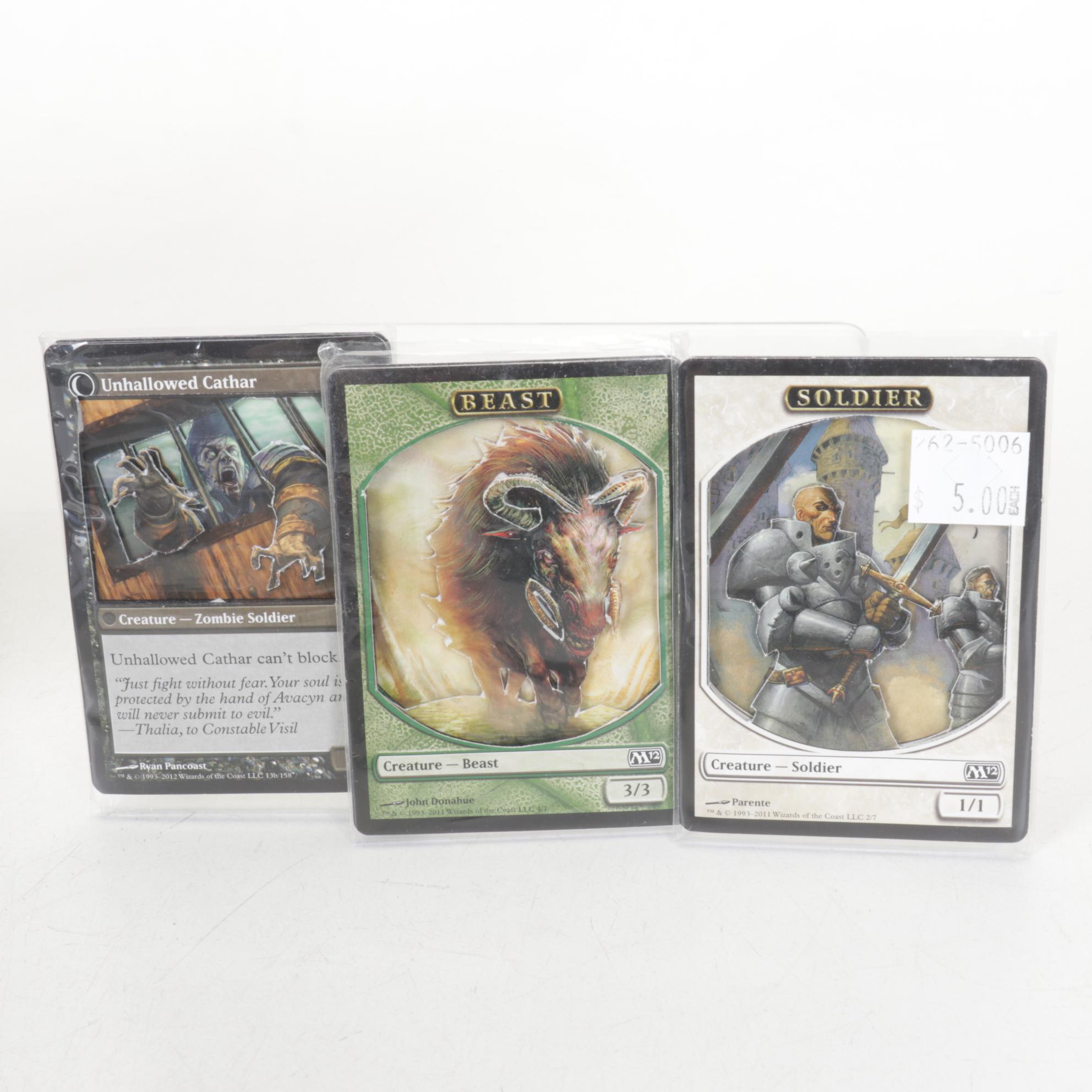 English & Japanese Magic the Gathering Eldritch Moon & Other Trading Card Sets