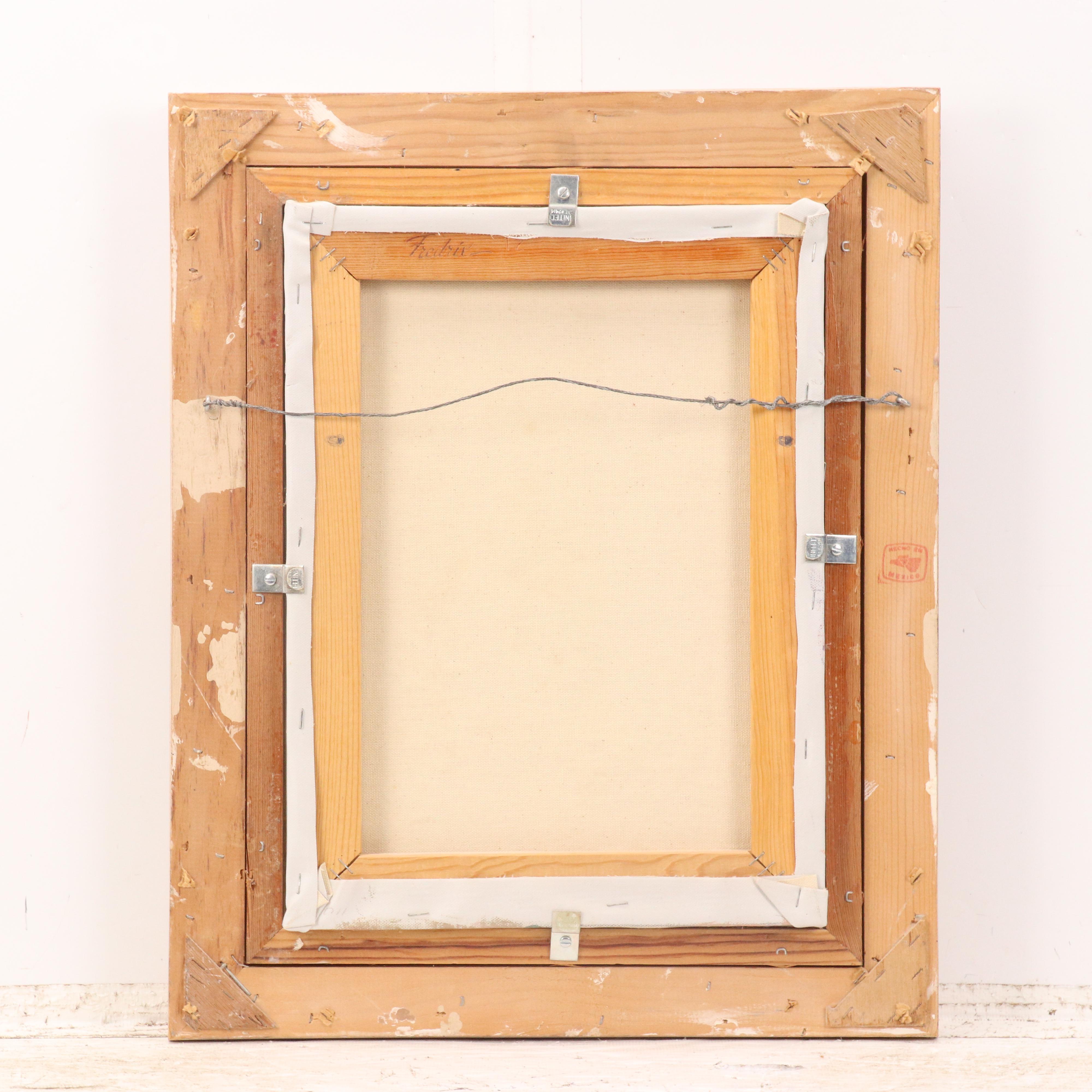 Johnny Gaston Impressionist Style Painting with Street Scene