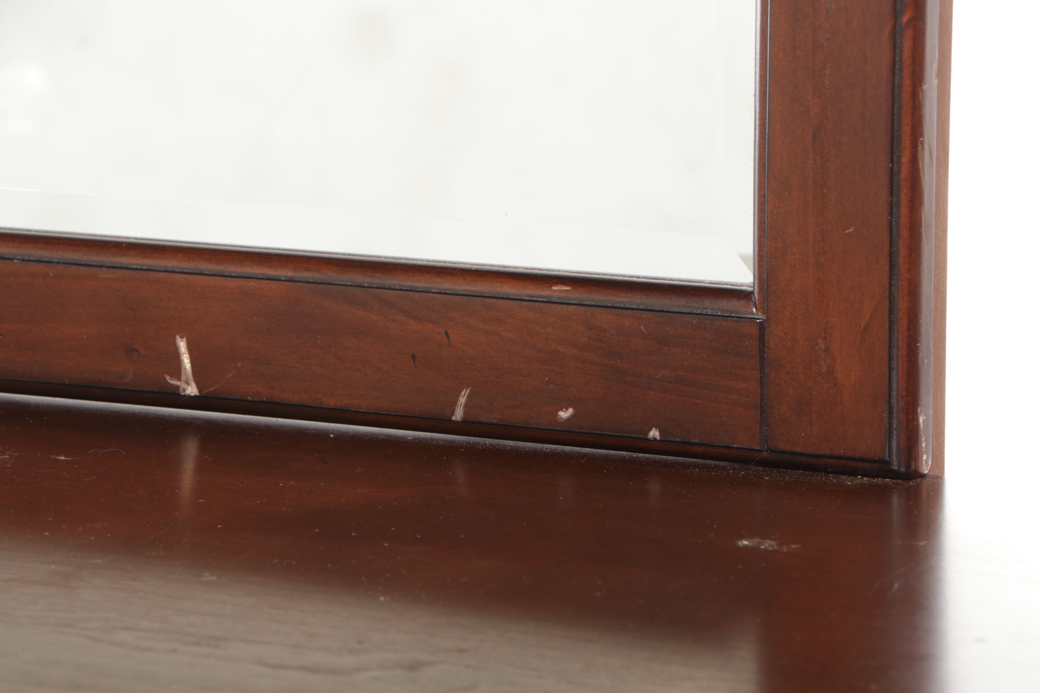 Contemporary Mahogany Finish Dresser