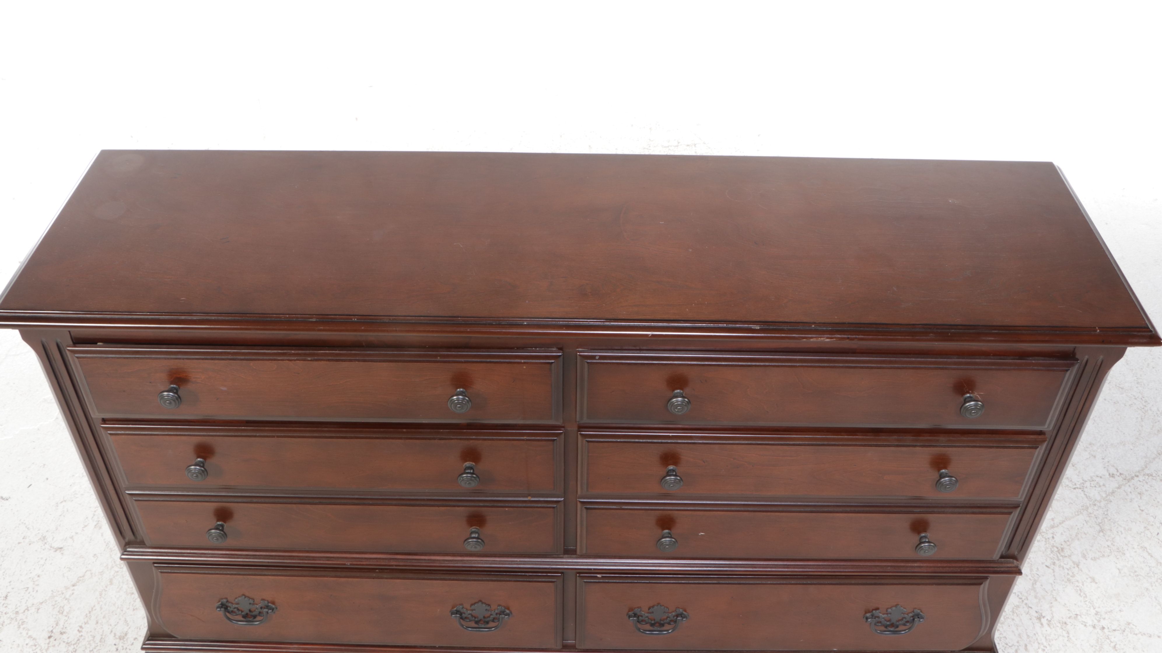 Contemporary Mahogany Finish Dresser