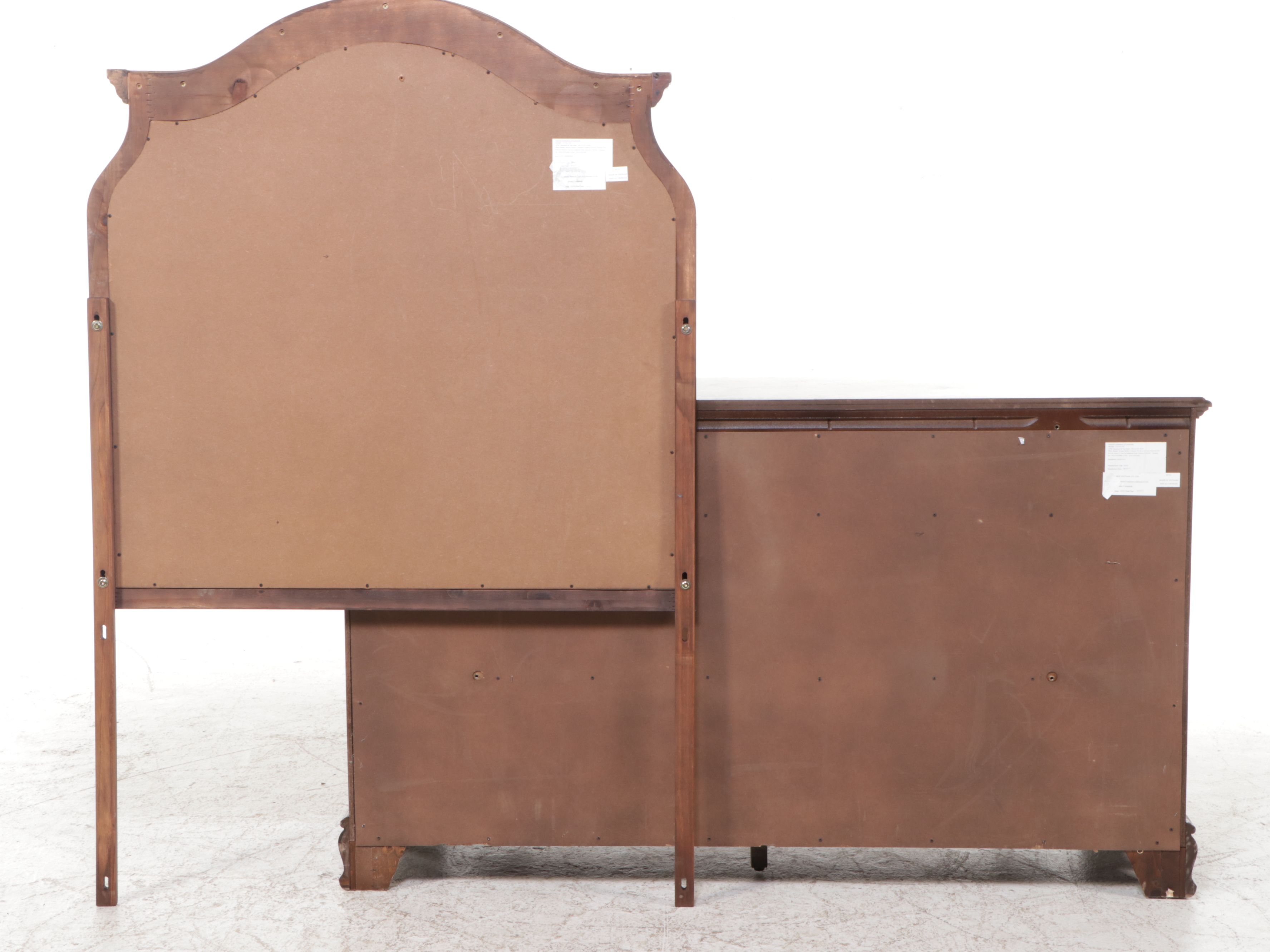 Contemporary Mahogany Finish Dresser