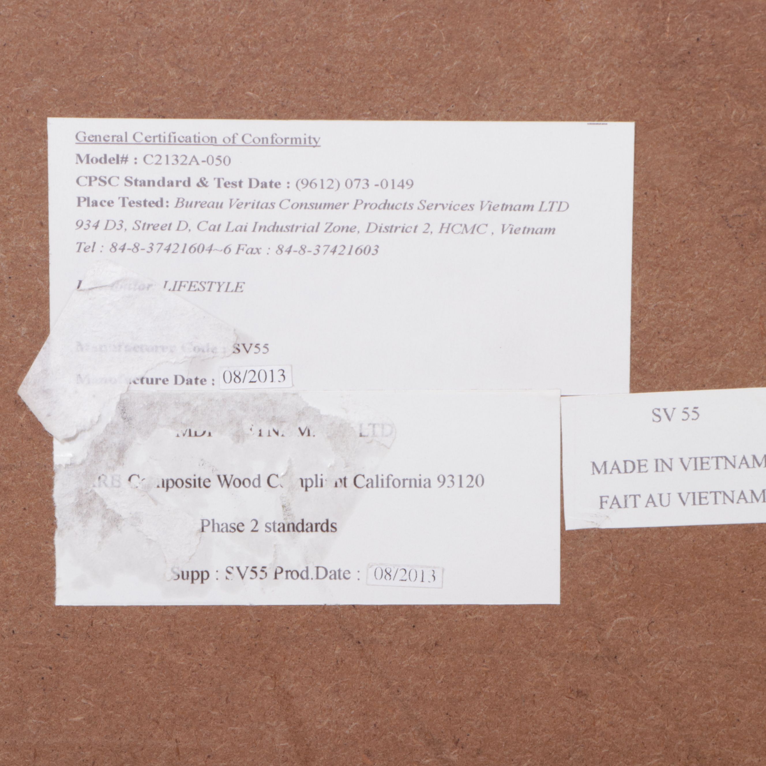 Contemporary Mahogany Finish Dresser