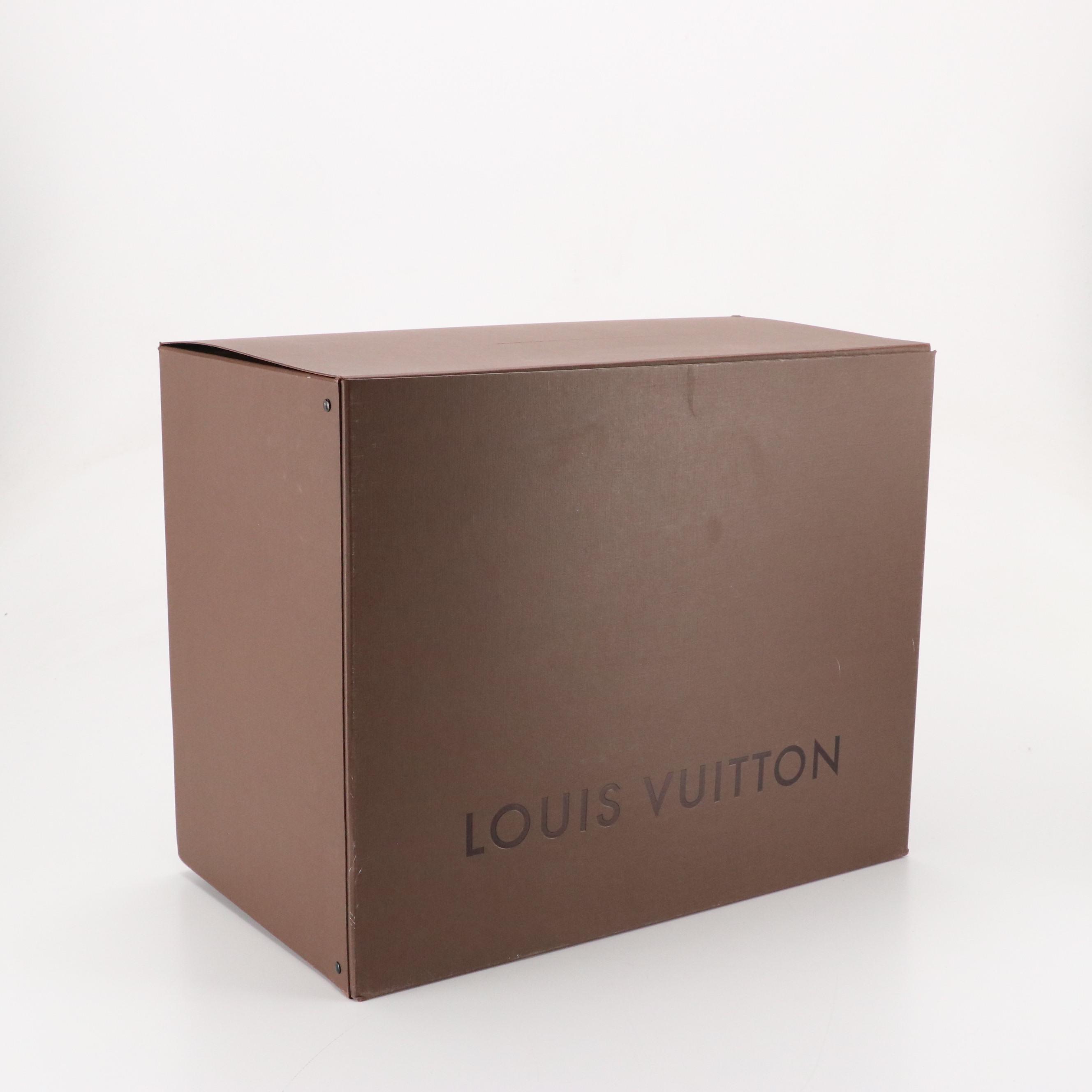 Louis Vuitton Greenwich PM Top Handle Bag in Damier Ebene Canvas and Leather