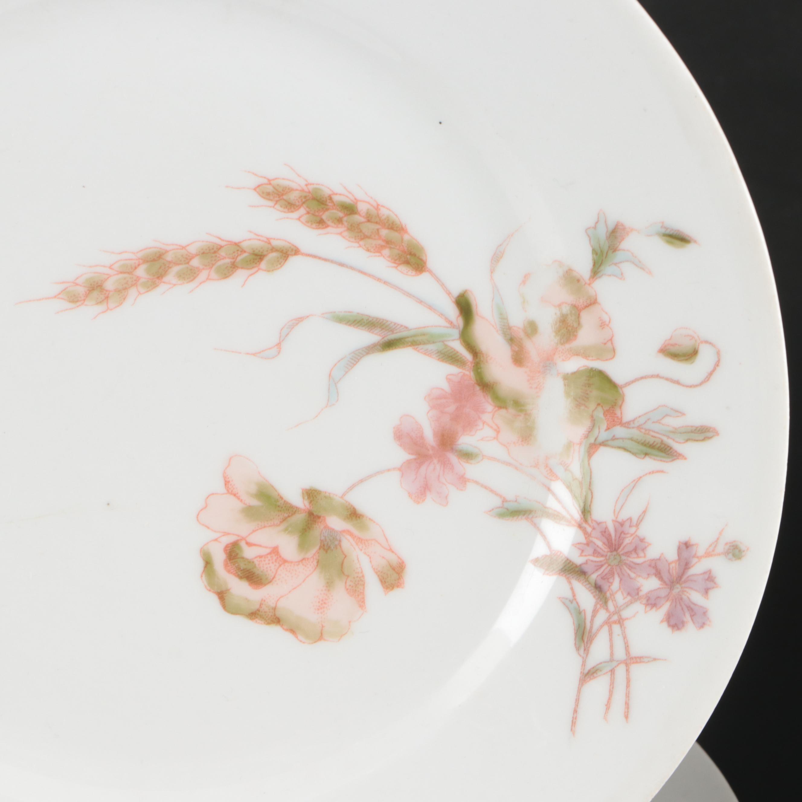 Marx & Gutherz Victorian Austrian Porcelain Dinnerware and Serving Pieces