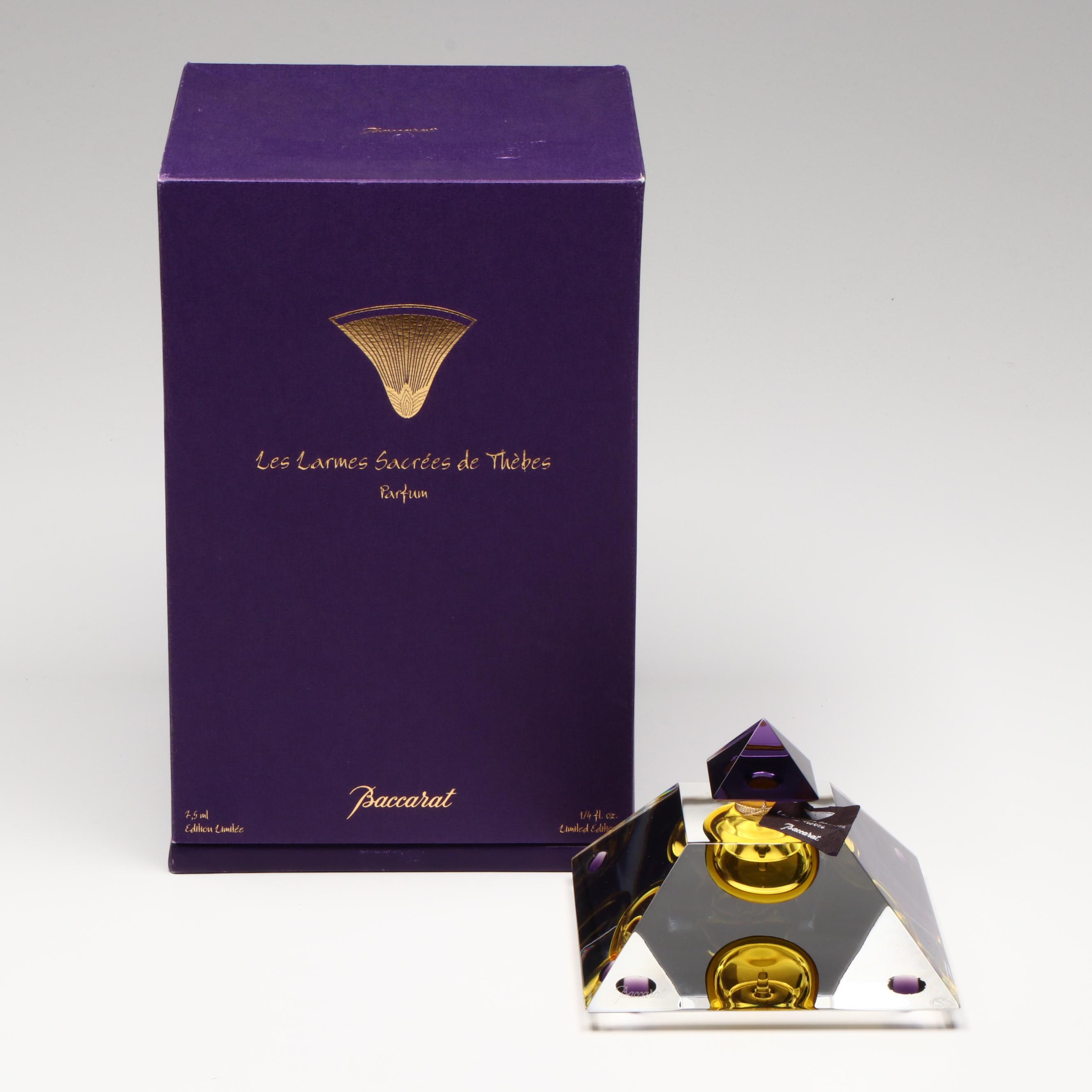 Baccarat Limited Edition "Les Larmes Sacrées de Thèbes" Crystal Perfume Bottle
