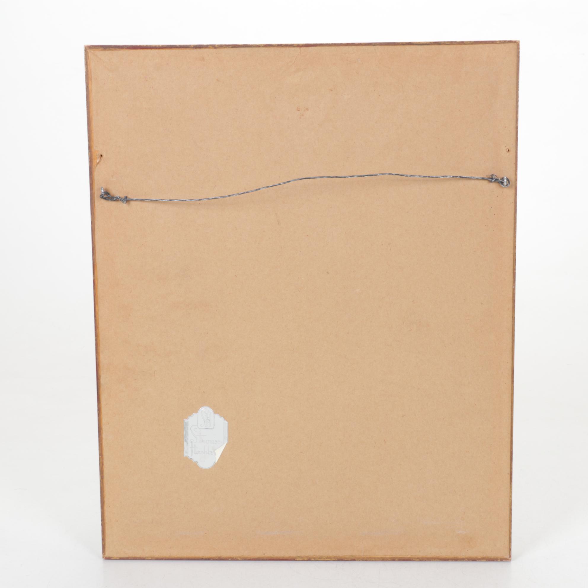 Hand-Colored Etching after Kurt Hilscher "Der Kunstfreund", Early to Mid-20th C.