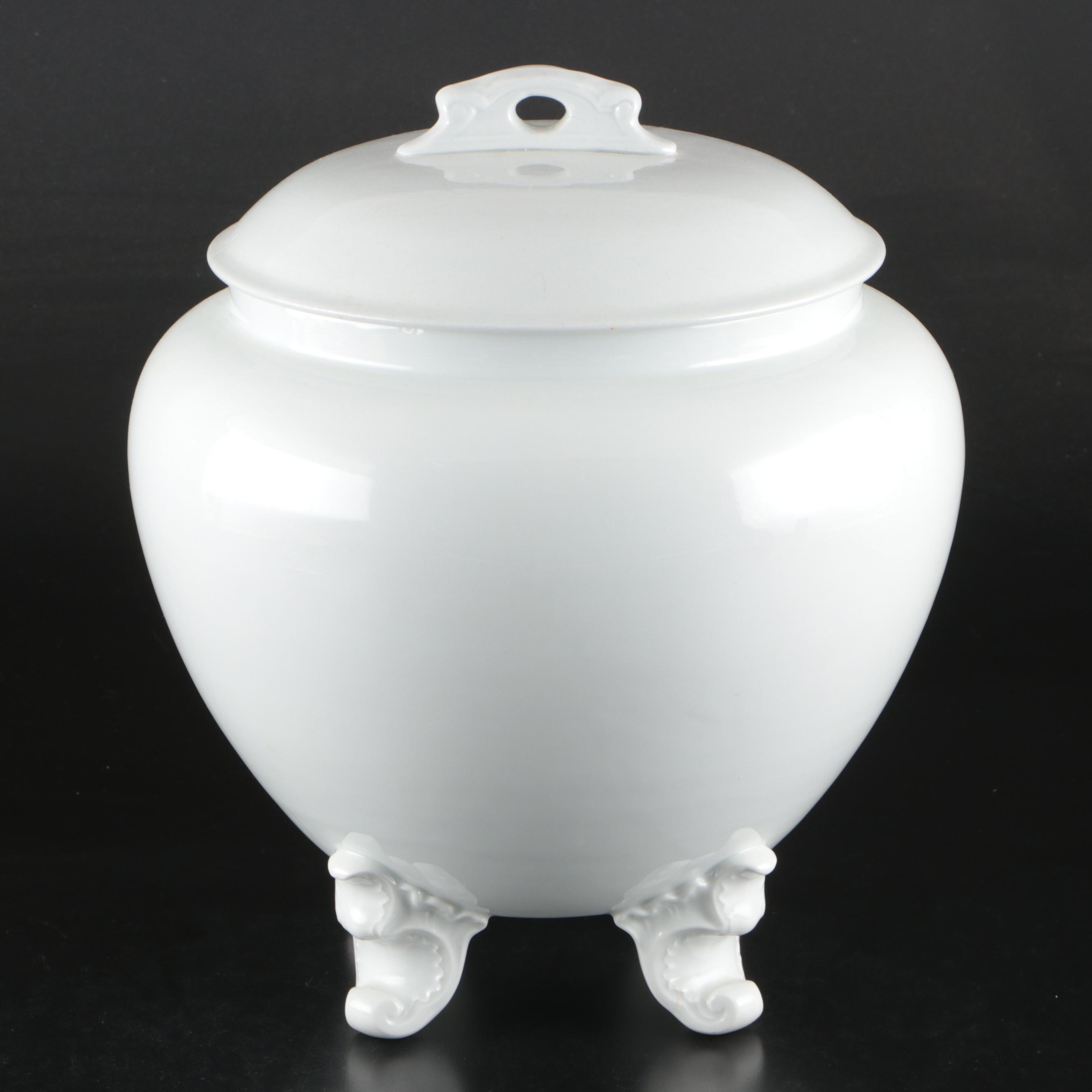 Heinrich & Co. Porcelain Lidded Vessel, 20th Century