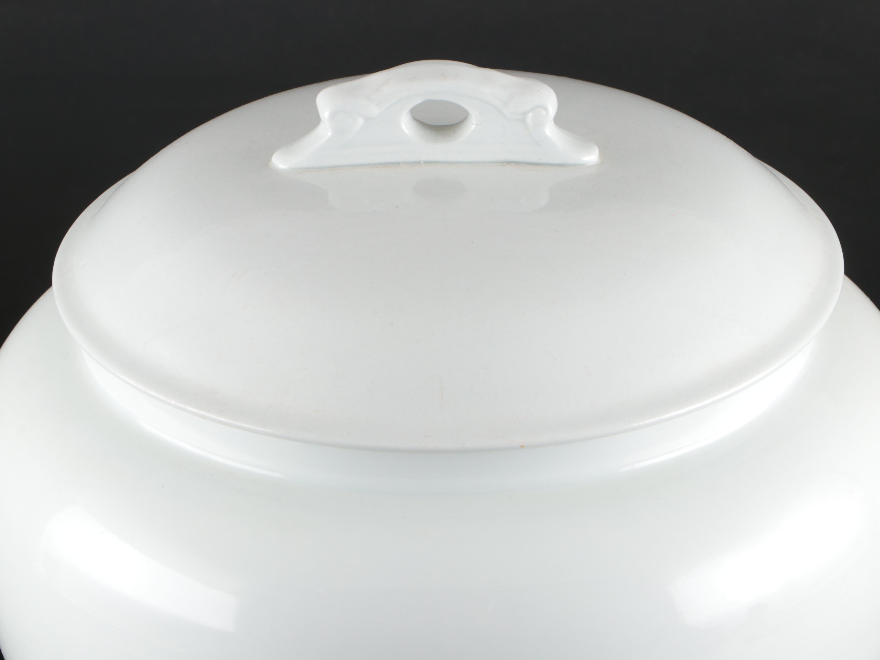 Heinrich & Co. Porcelain Lidded Vessel, 20th Century