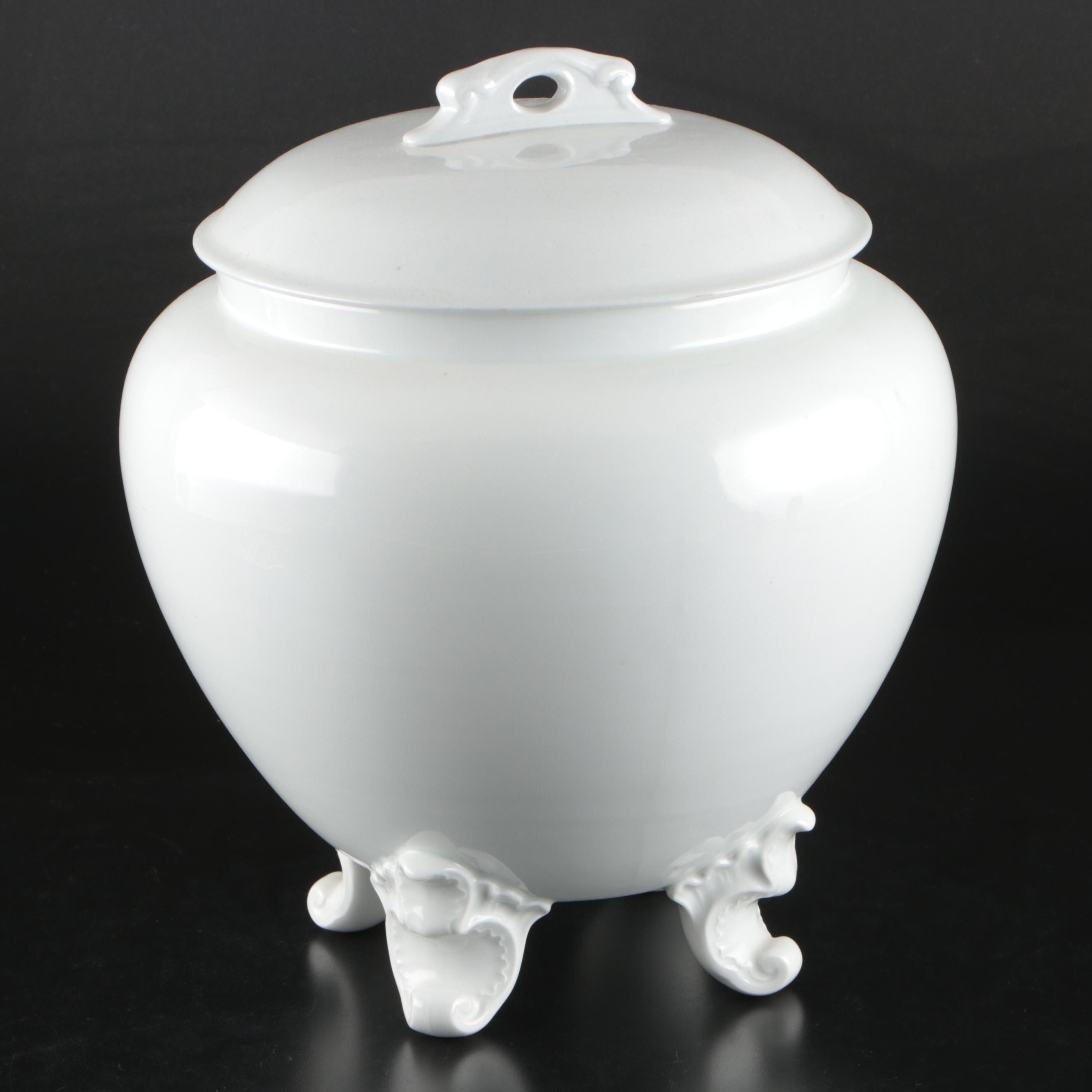 Heinrich & Co. Porcelain Lidded Vessel, 20th Century